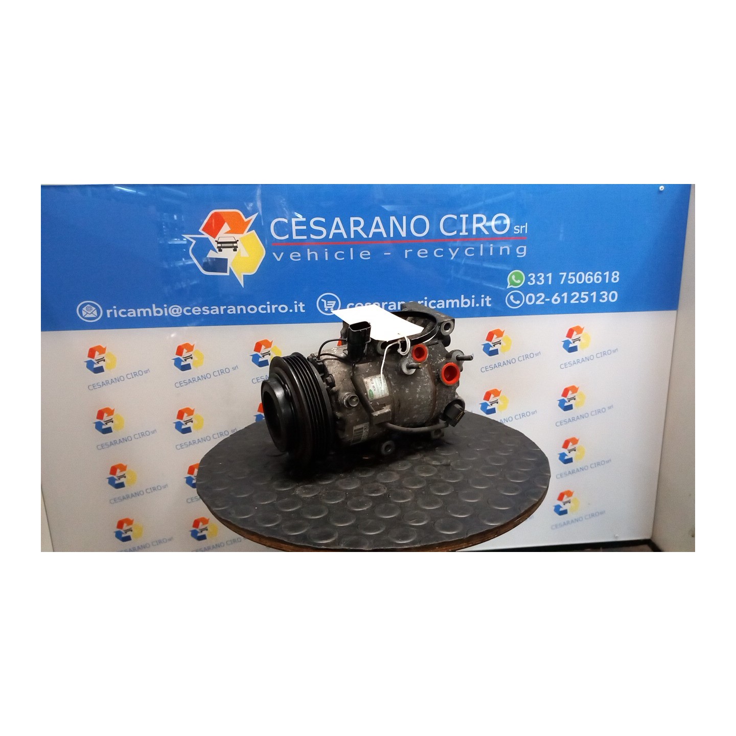 COMPRESSORE A/C 068 KIA SPORTAGE 3A SERIE (09/10-06/14 D4FD 977012Y100