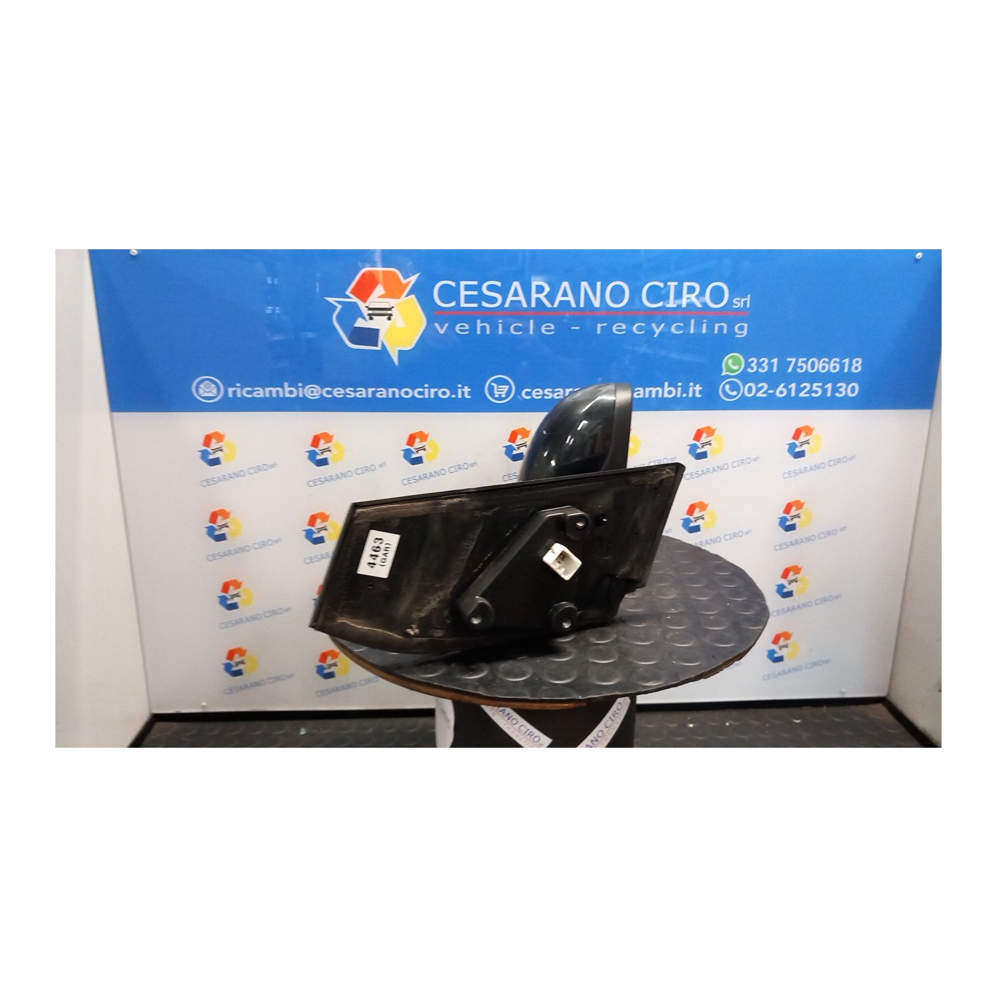 RETROVISORE EST. REGOLAZ. ELETTR. DX. 061 CHEVROLET (DAEWOO) SPARK (M300) (01/10-12/15) B12D1 95434314