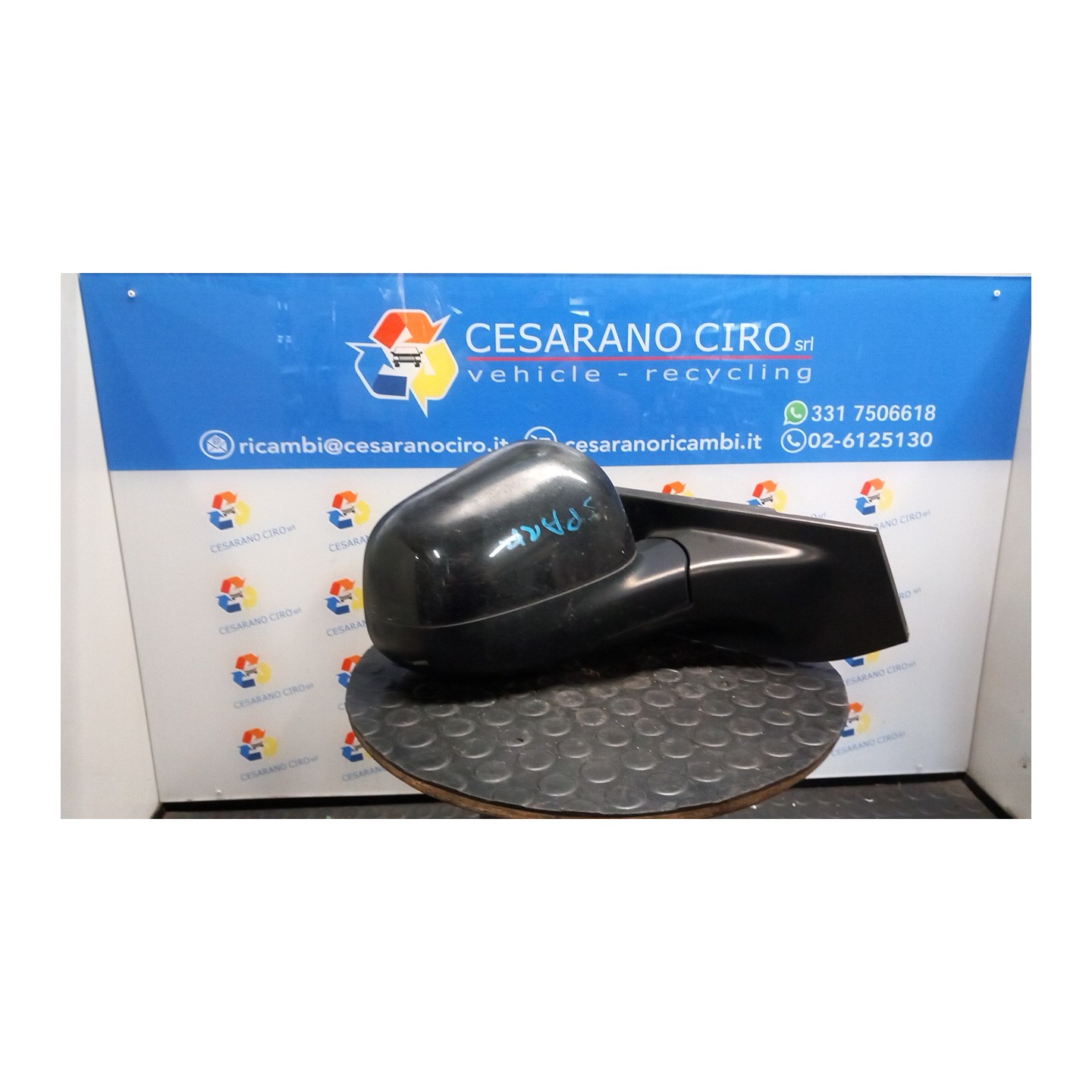 RETROVISORE EST. REGOLAZ. ELETTR. DX. 061 CHEVROLET (DAEWOO) SPARK (M300) (01/10-12/15) B12D1 95434314
