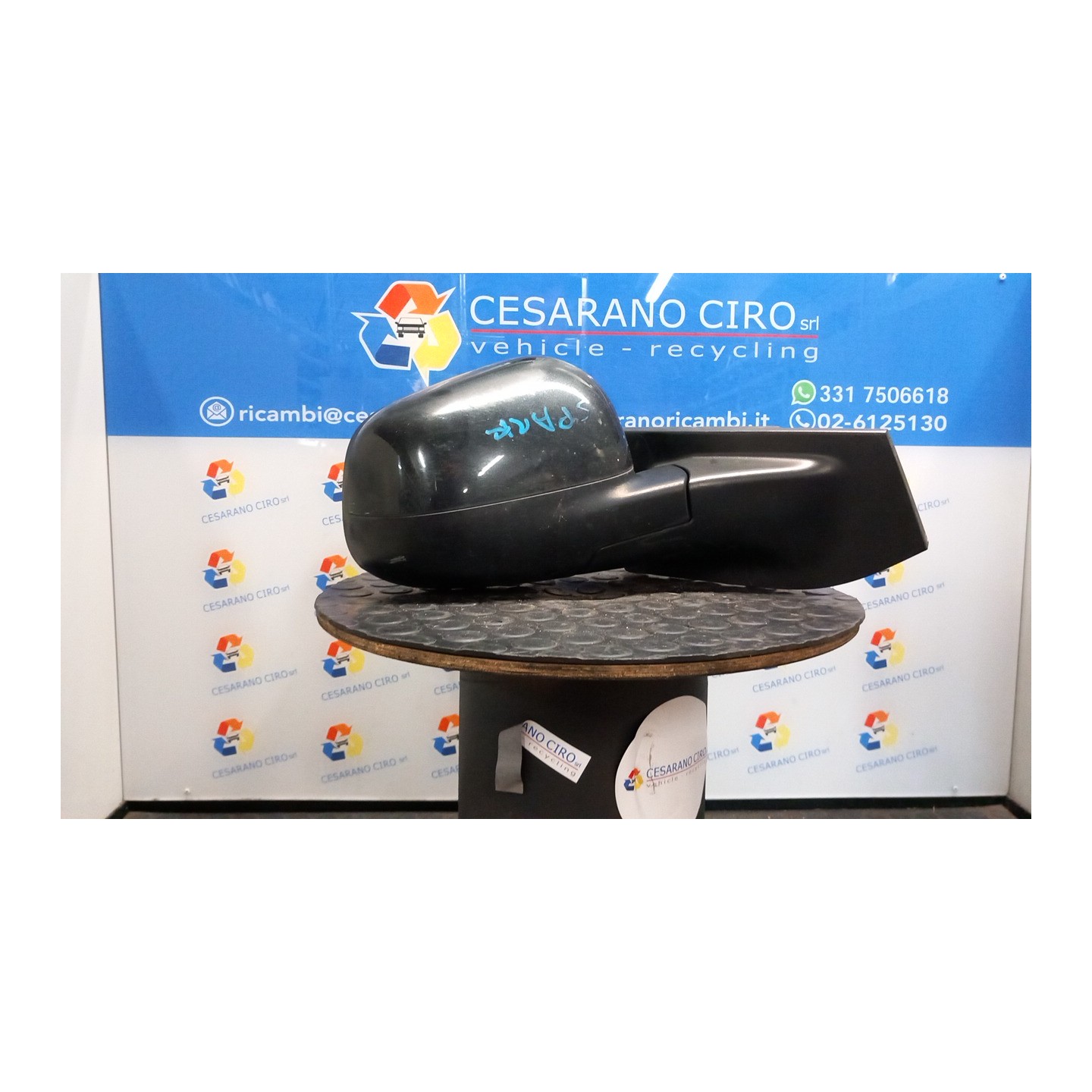 RETROVISORE EST. REGOLAZ. ELETTR. DX. 061 CHEVROLET (DAEWOO) SPARK (M300) (01/10-12/15) B12D1 95434314
