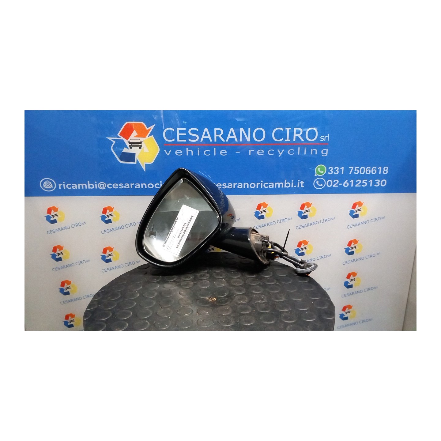 RETROVISORE EST. REGOLAZ. ELETTR. SX. 074 OPEL MERIVA (S10) (04/10-) A17DTS 13329818