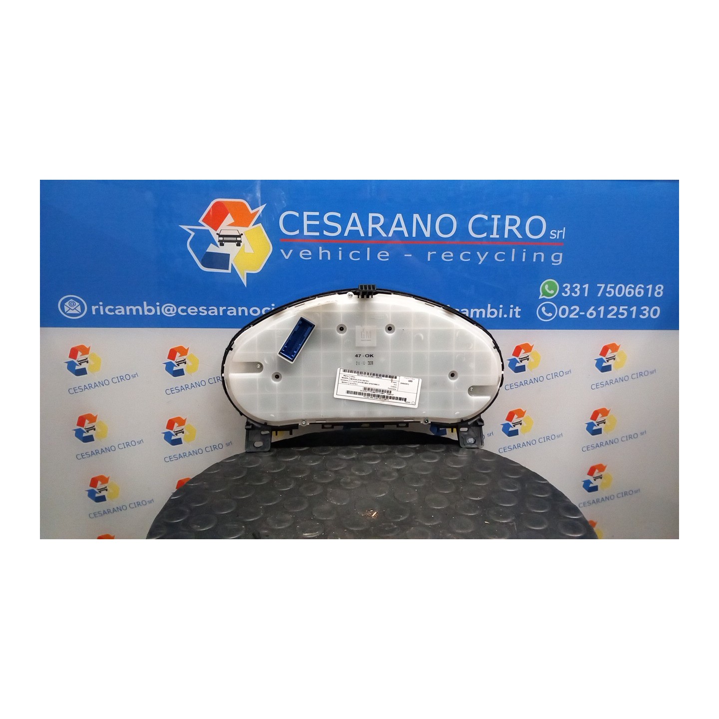 QUADRO STRUMENTI COMPL. 076 OPEL MERIVA (S10) (04/10-) A17DTS 13346157