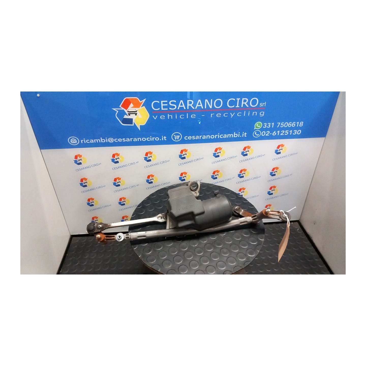 MECCANISMO TERGIPARABREZZA CON MOTORINO 026 LANCIA Y (10/00-03/04) 188A4000 46408351