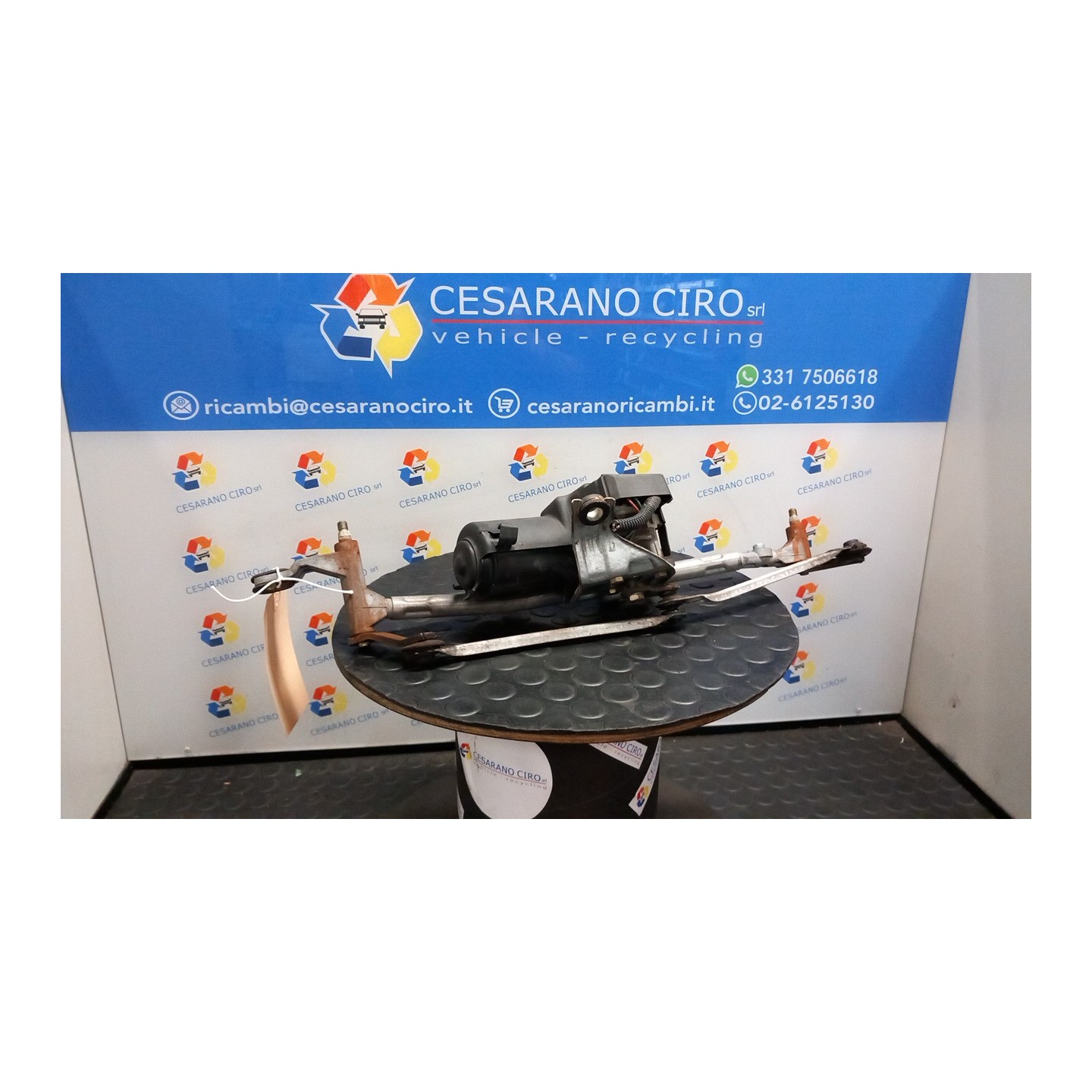 MECCANISMO TERGIPARABREZZA CON MOTORINO 026 LANCIA Y (10/00-03/04) 188A4000 46408351