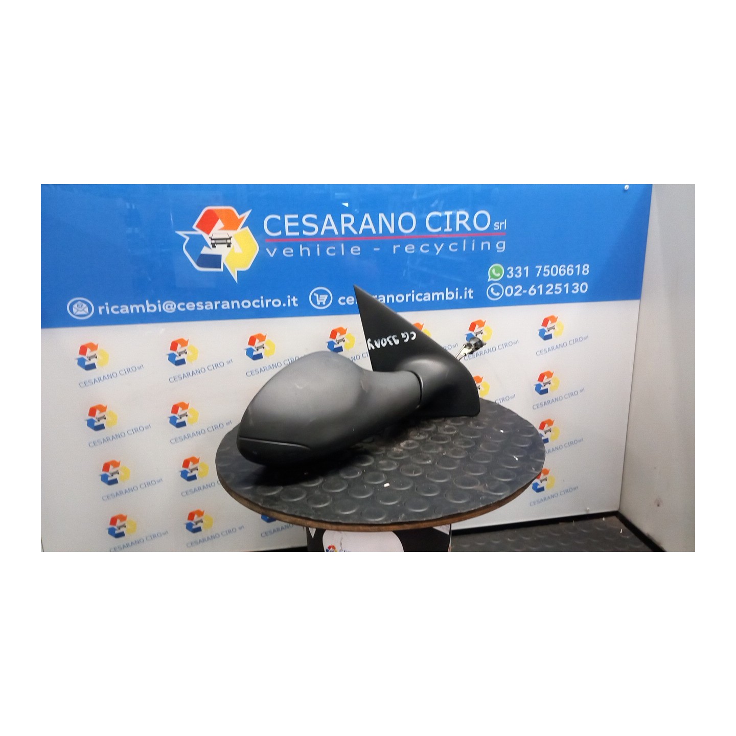 RETROVISORE EST. TERMICO REGOLAZ. ELETTR. P/DODO/UNICA/VANITY DX. 027 LANCIA Y (10/00-03/04) 188A4000 735300459