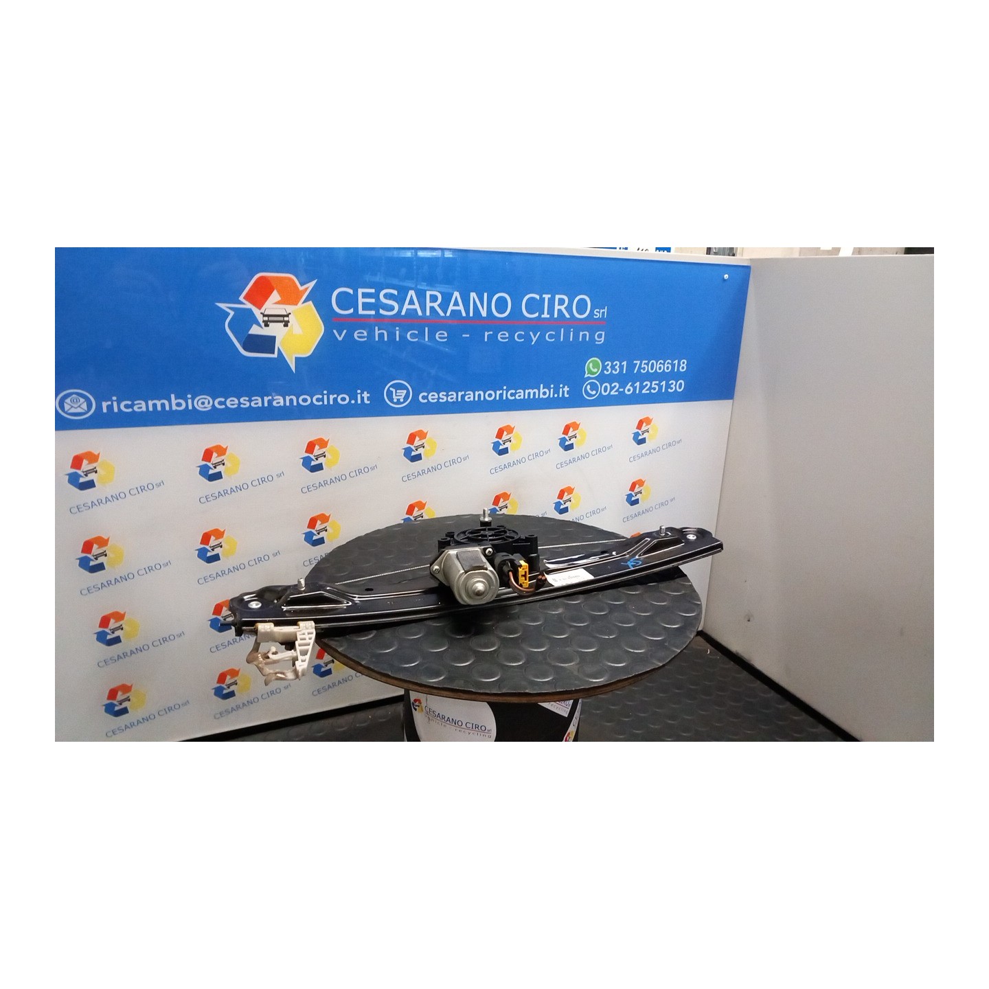 ALZACRISTALLO ELETTR. PORTA ANT. C/MOTORINO SX. 043 LANCIA YPSILON (TK) (04/11-06/16) 169A4000 52096802