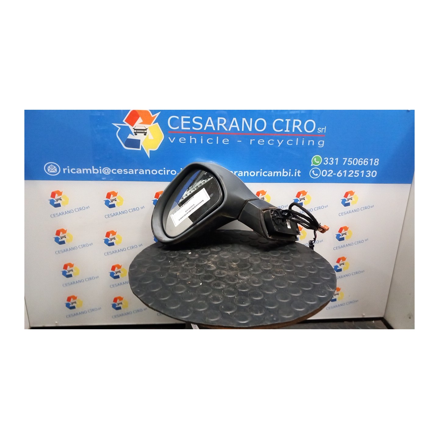 RETROVISORE EST. REGOLAZ. ELETTR. RIPIEGHEVOLE SX. 058 PEUGEOT 207 (04/06-06/09) 8HZ 8149ZJ