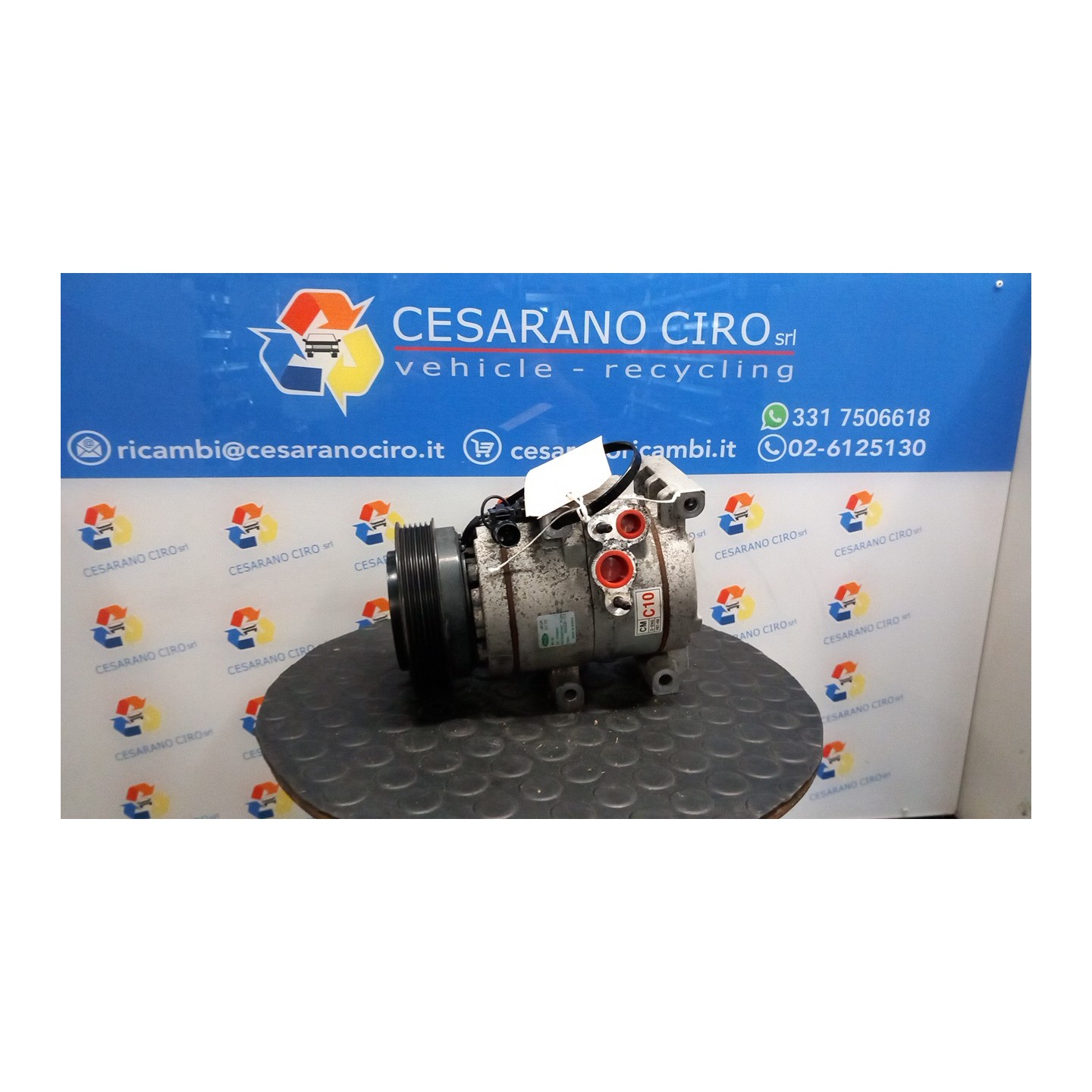 COMPRESSORE A/C 076 HYUNDAI SANTA FE 2A SERIE (03/06-12/10 D4EB 977012B101