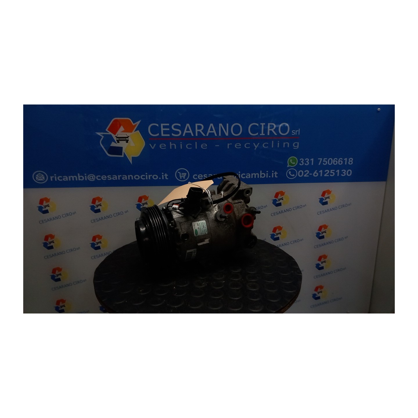 COMPRESSORE A/C 081 KIA SPORTAGE 3A SERIE (09/10-06/14 D4FD 977012Y100