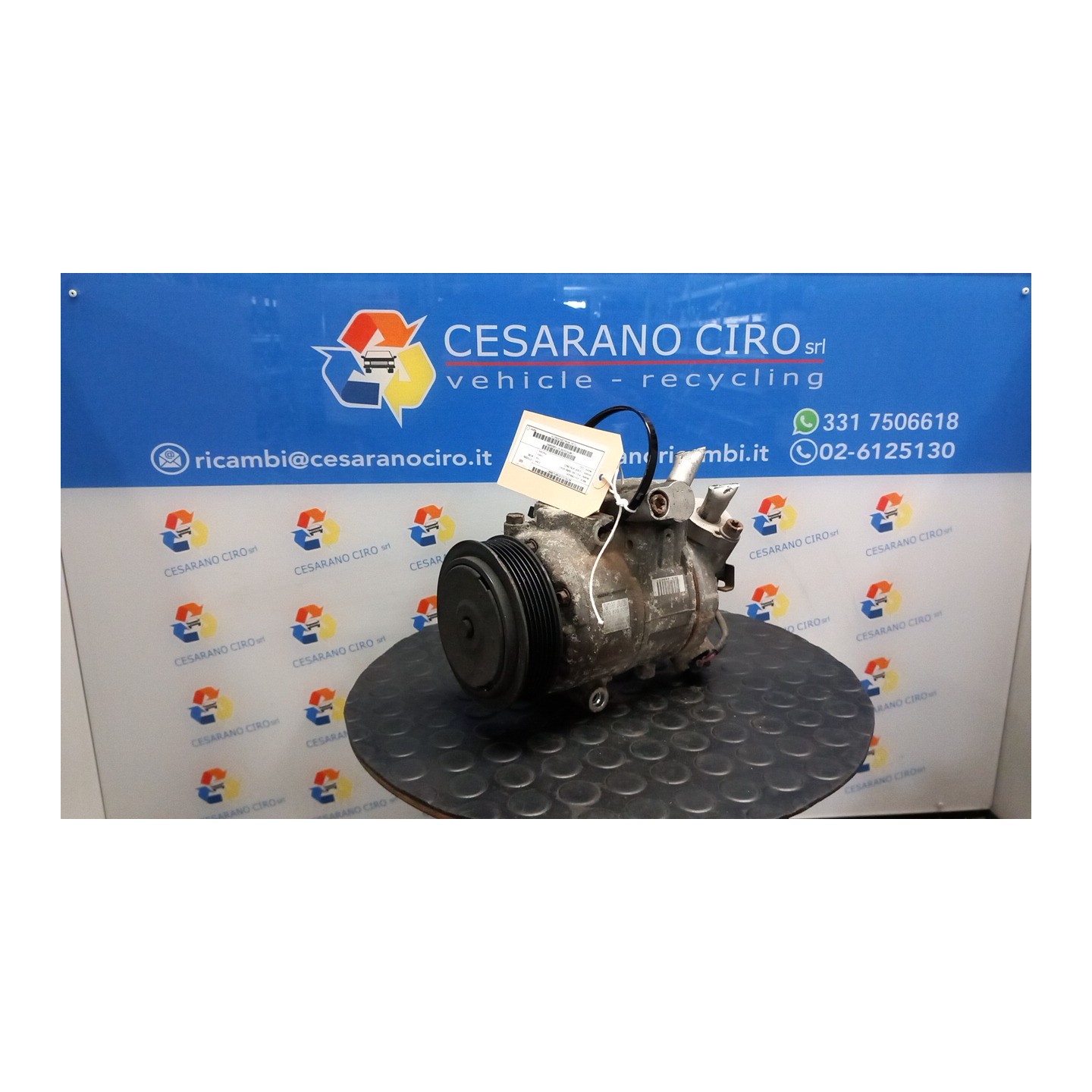 COMPRESSORE A/C 001 VOLKSWAGEN POLO (6R) (05/09-10/14) CGG 6Q0820808G