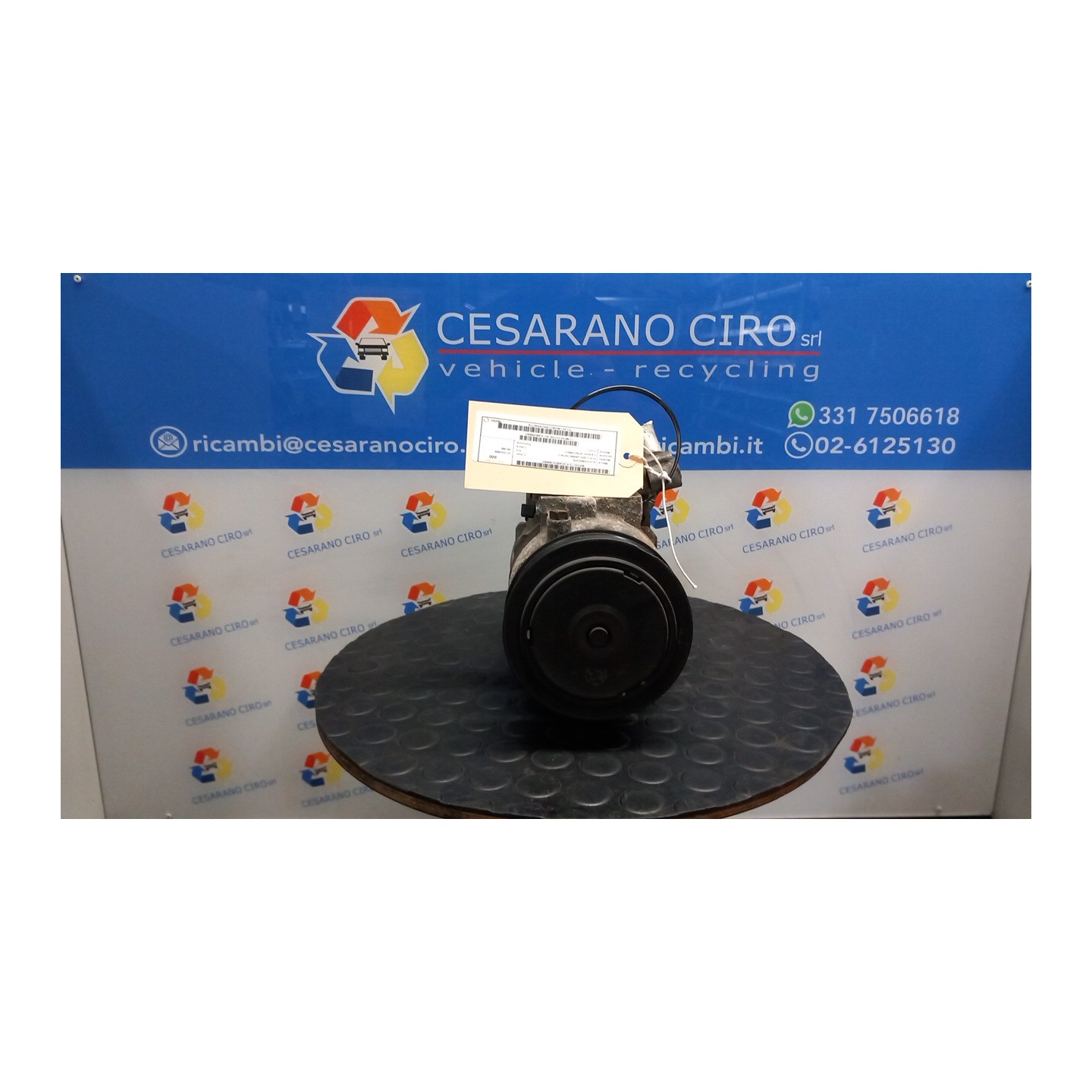 COMPRESSORE A/C 001 VOLKSWAGEN POLO (6R) (05/09-10/14) CGG 6Q0820808G
