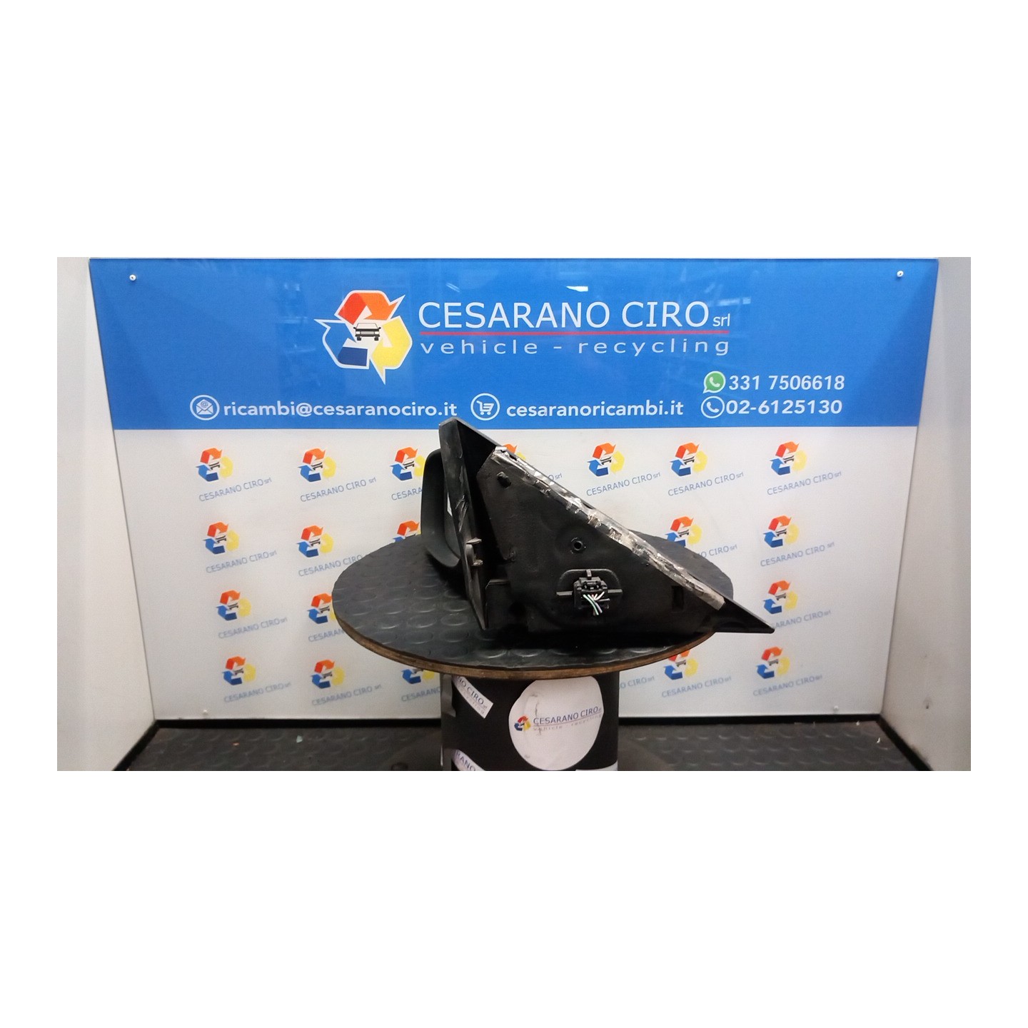 RETROVISORE EST. REGOLAZ. ELETTR. TIPO 3 - 4 SX. 026 RENAULT SCENIC 2A SERIE (06/03-08/09) K4MD8 7701068384