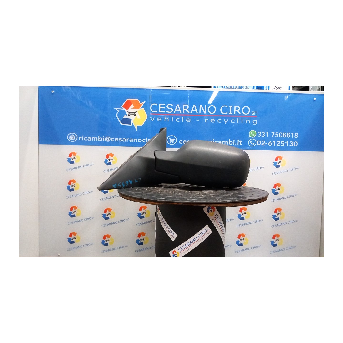 RETROVISORE EST. REGOLAZ. ELETTR. TIPO 3 - 4 SX. 026 RENAULT SCENIC 2A SERIE (06/03-08/09) K4MD8 7701068384