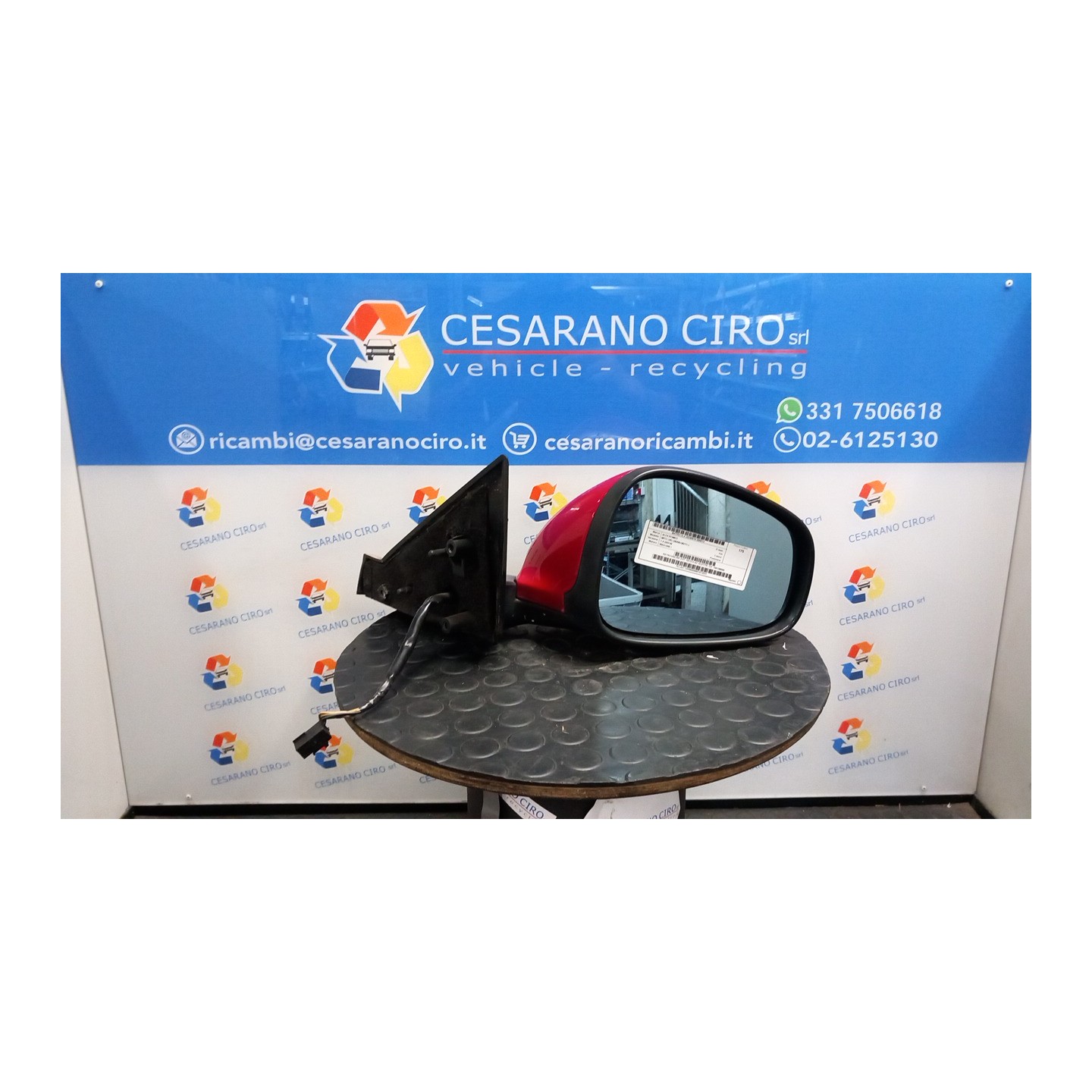 RETROVISORE EST. REGOLAZ. ELETTR. DX. 013 ALFA ROMEO MITO (X6) (06/08-06/11) 955A1000 156106550