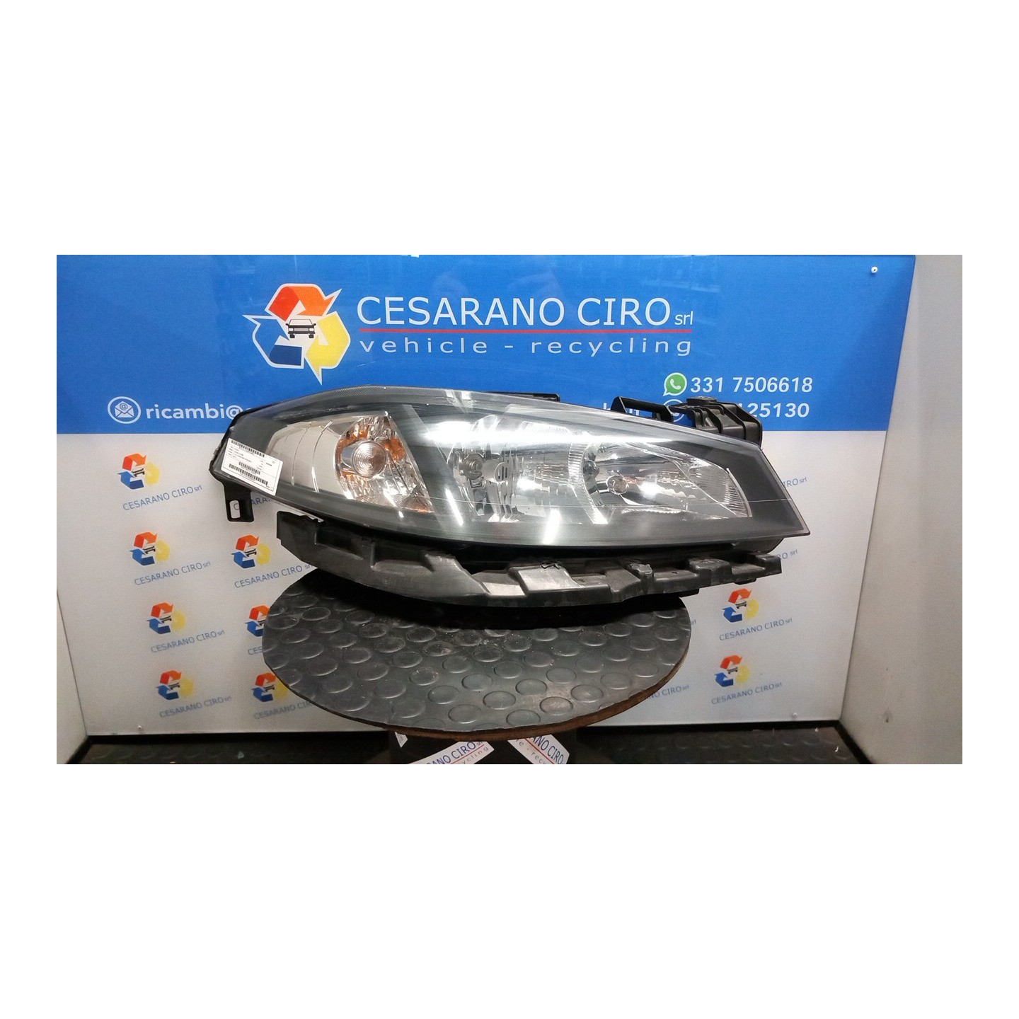 PROIETTORE DX. 023 RENAULT LAGUNA 3A SERIE (03/05-09/07) G9TE7 7701061671