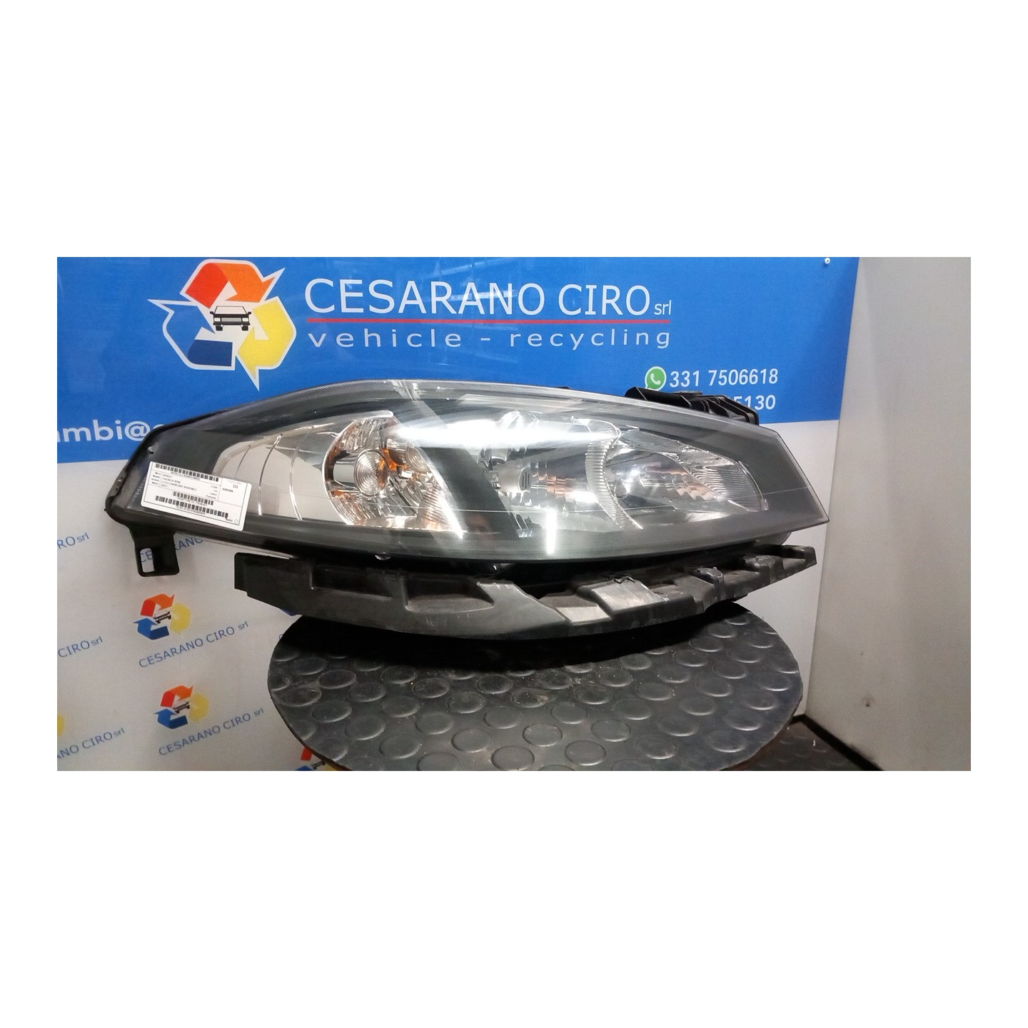 PROIETTORE DX. 023 RENAULT LAGUNA 3A SERIE (03/05-09/07) G9TE7 7701061671