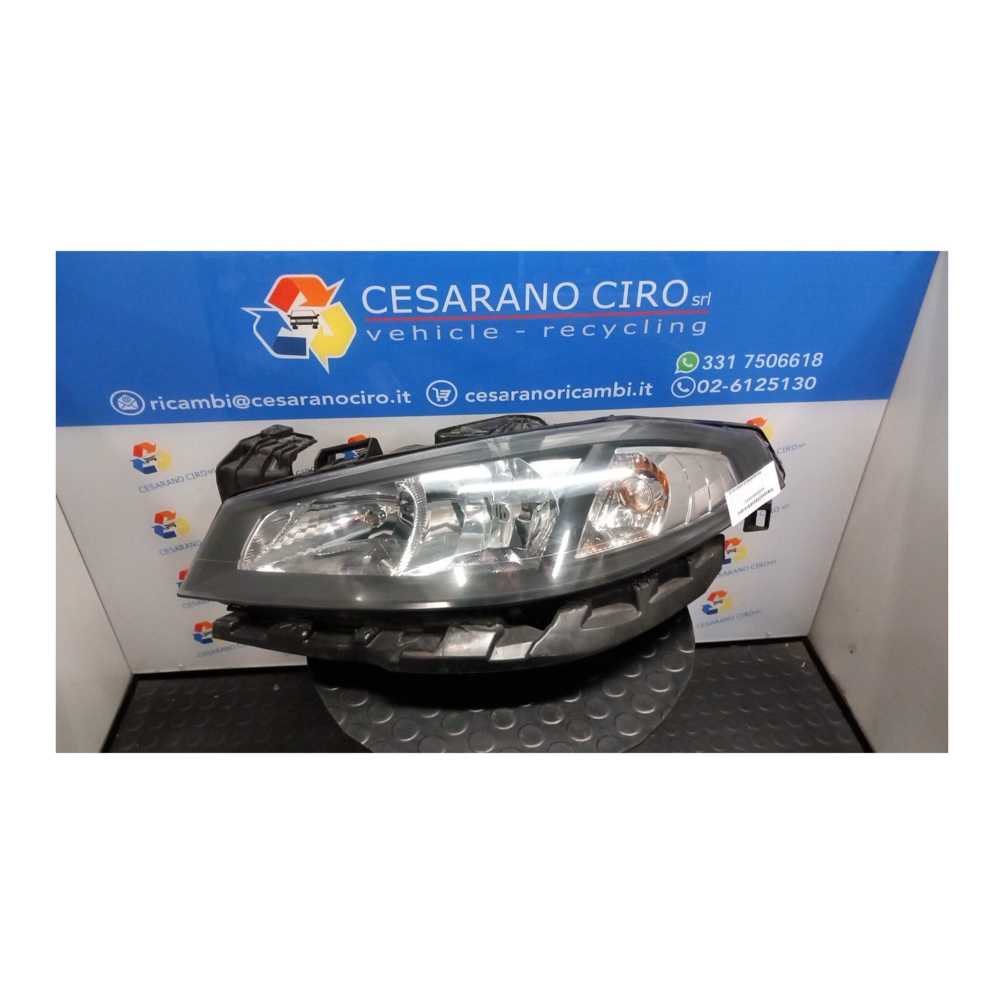 PROIETTORE SX. 024 RENAULT LAGUNA 3A SERIE (03/05-09/07) G9TE7 7701061669