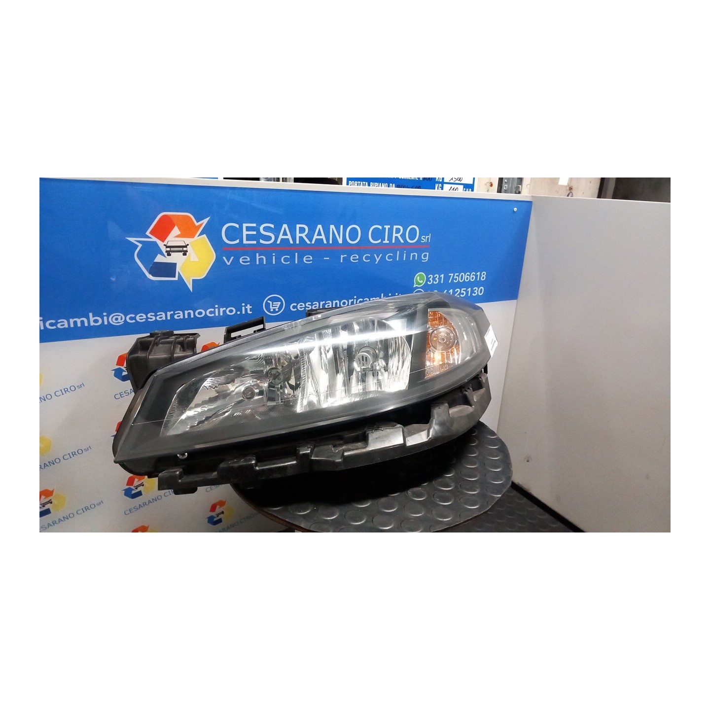 PROIETTORE SX. 024 RENAULT LAGUNA 3A SERIE (03/05-09/07) G9TE7 7701061669