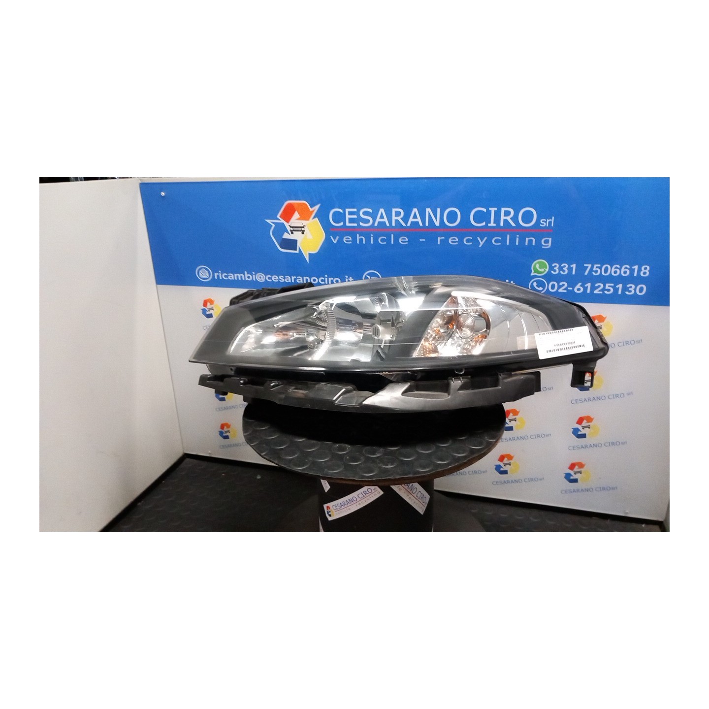 PROIETTORE SX. 024 RENAULT LAGUNA 3A SERIE (03/05-09/07) G9TE7 7701061669