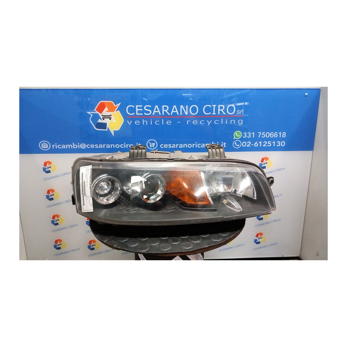 PROIETTORE DX. 028 FIAT PUNTO (1N/1P) (07/99-12/05) 188A4000 51712392