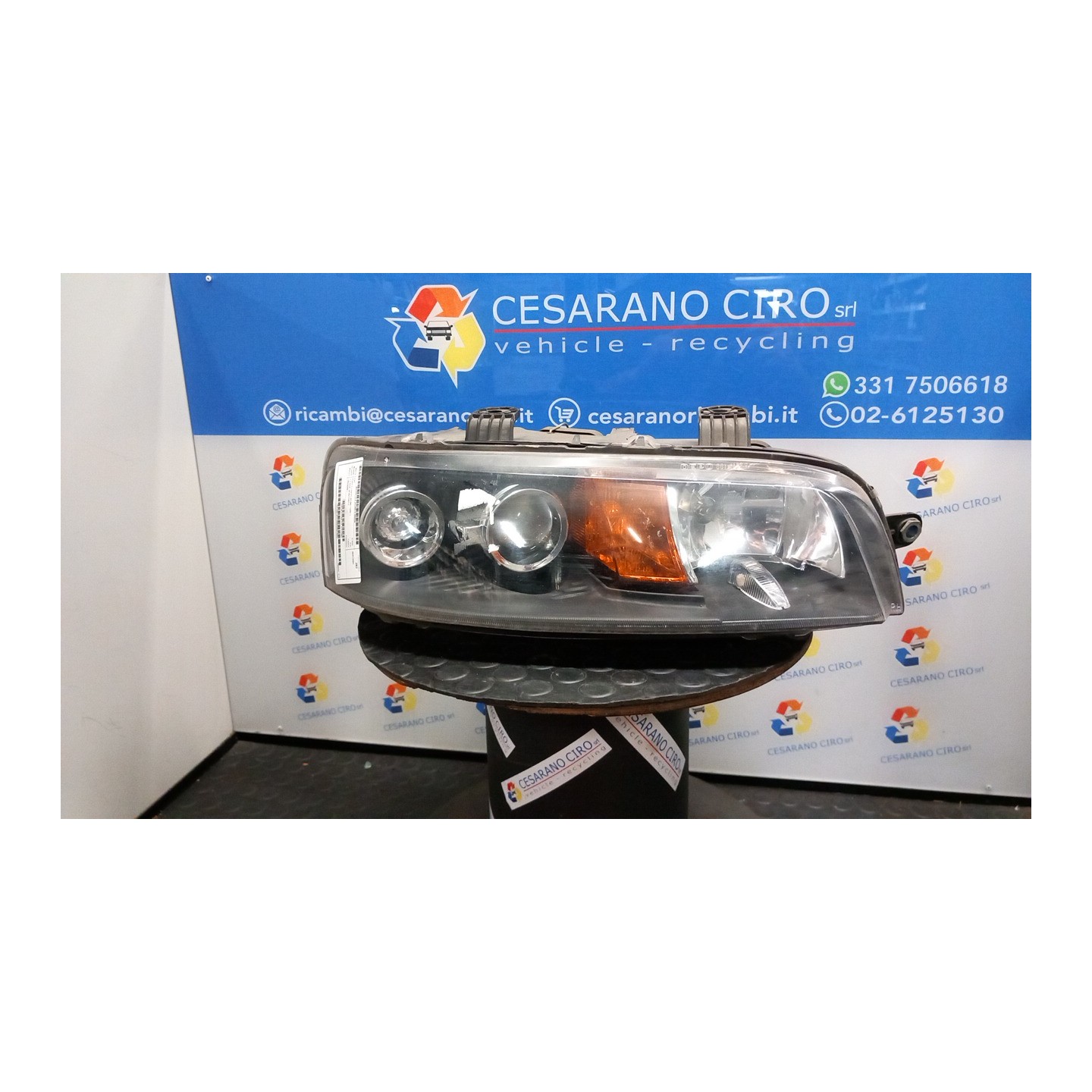 PROIETTORE DX. 028 FIAT PUNTO (1N/1P) (07/99-12/05) 188A4000 51712392