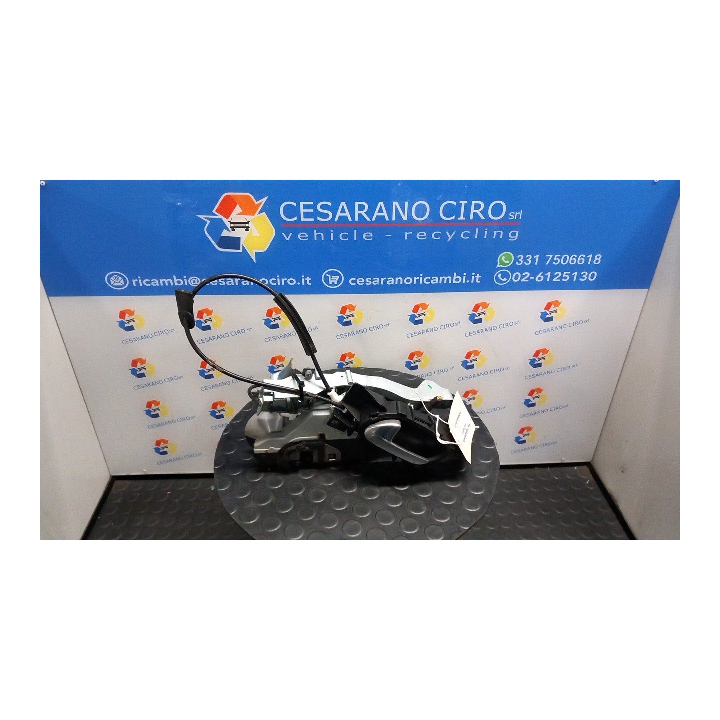 SERRATURA PORTA ANT. C/COMANDO SEMPLICE SX. 025 CITROEN C5 (X7) (02/08-) RFJ 9800618280