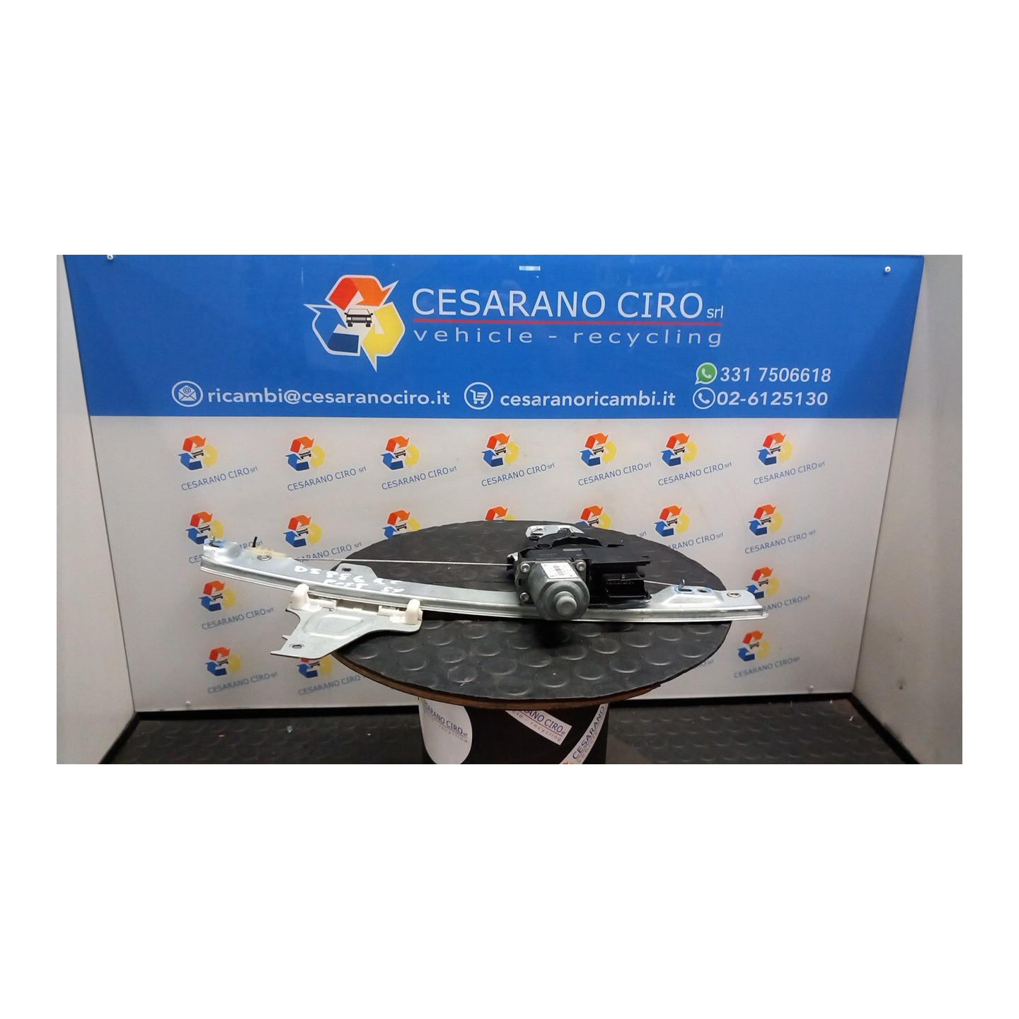 ALZACRISTALLO ELETTR. PORTA POST. C/MOTORINO SX. 031 CITROEN C5 (X7) (02/08-) RFJ 9675915280