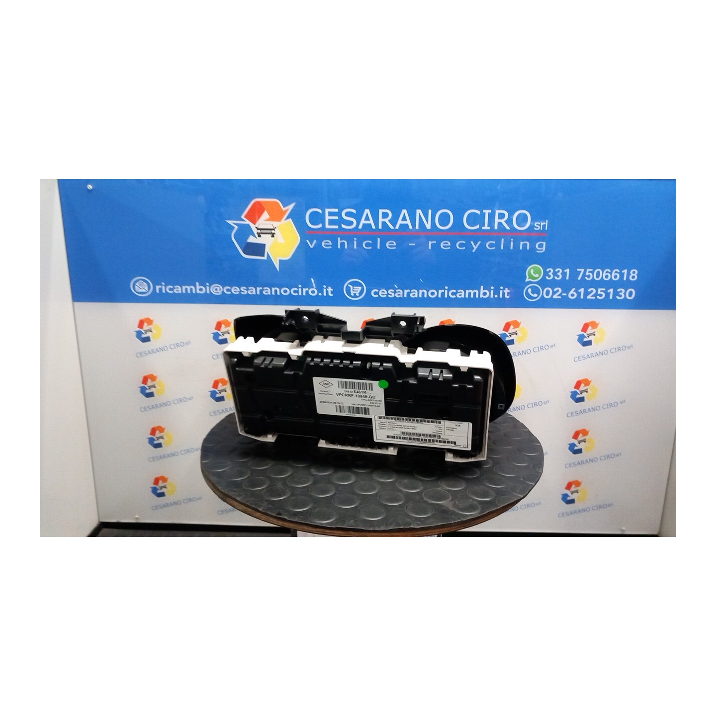 QUADRO STRUMENTI COMPL. ECO DRIVER 049 RENAULT CLIO 4A SERIE (07/12-12/16) D4FD7 248108978R