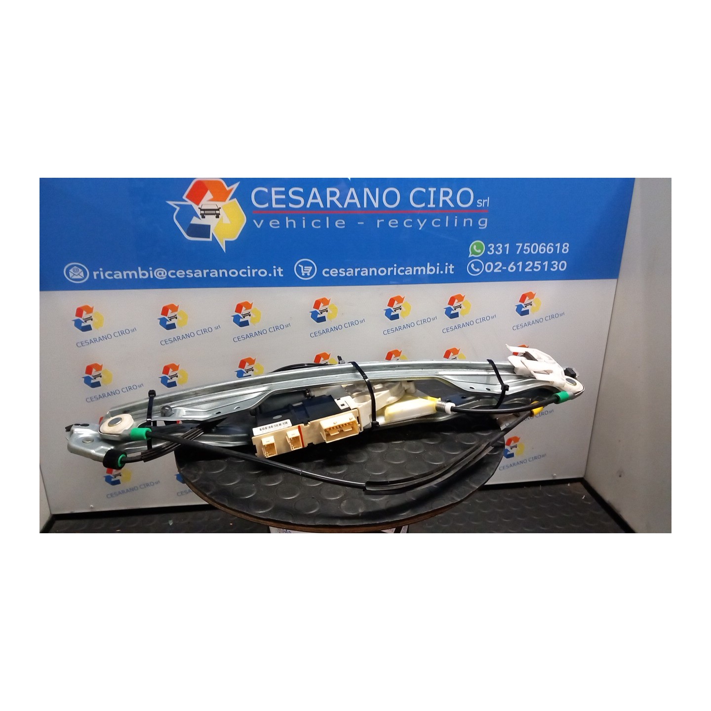 ALZACRISTALLO ELETTR. PORTA ANT. DX. 068 CITROEN C5 (09/04-02/08) RHR 9222P5