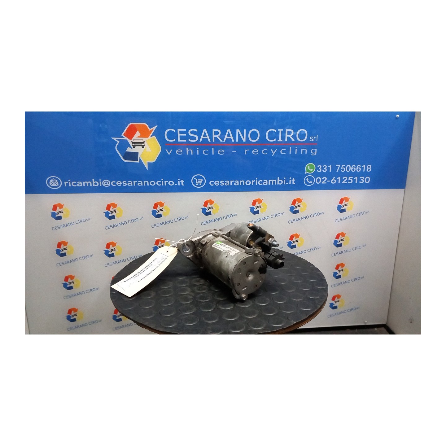 MOTORINO AVVIAMENTO 1,0KW BOSCH 093 SEAT IBIZA (6J) (05/08-03/13) CGP 02T911023R