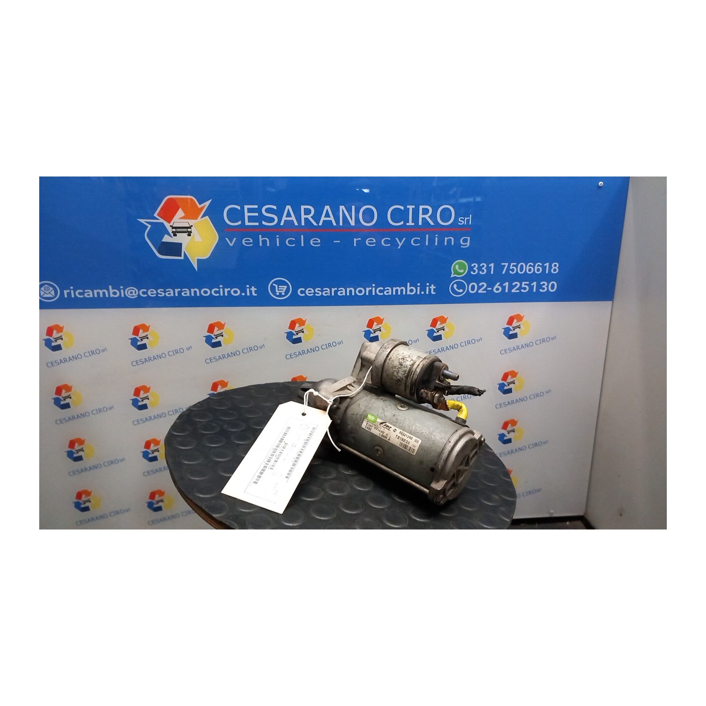 MOTORINO AVVIAMENTO 100 OPEL CORSA (S07) (07/06-02/11) Z13DTE 93189230