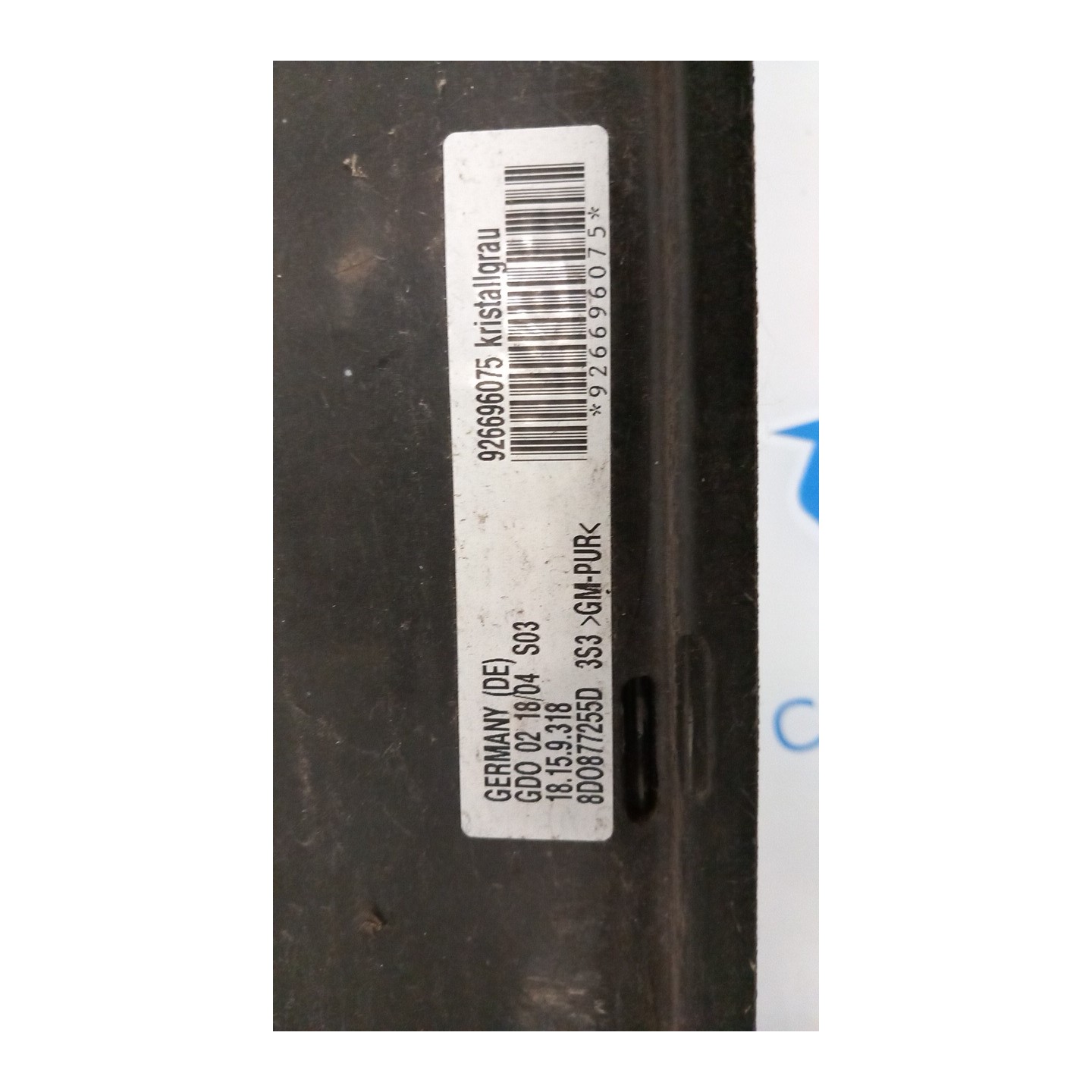 TELAIO PANNELLO/CRISTALLO TETTO APRIBILE 001 VOLKSWAGEN TOUAREG (7L) (12/02-05/10) BAC 7L6877049A