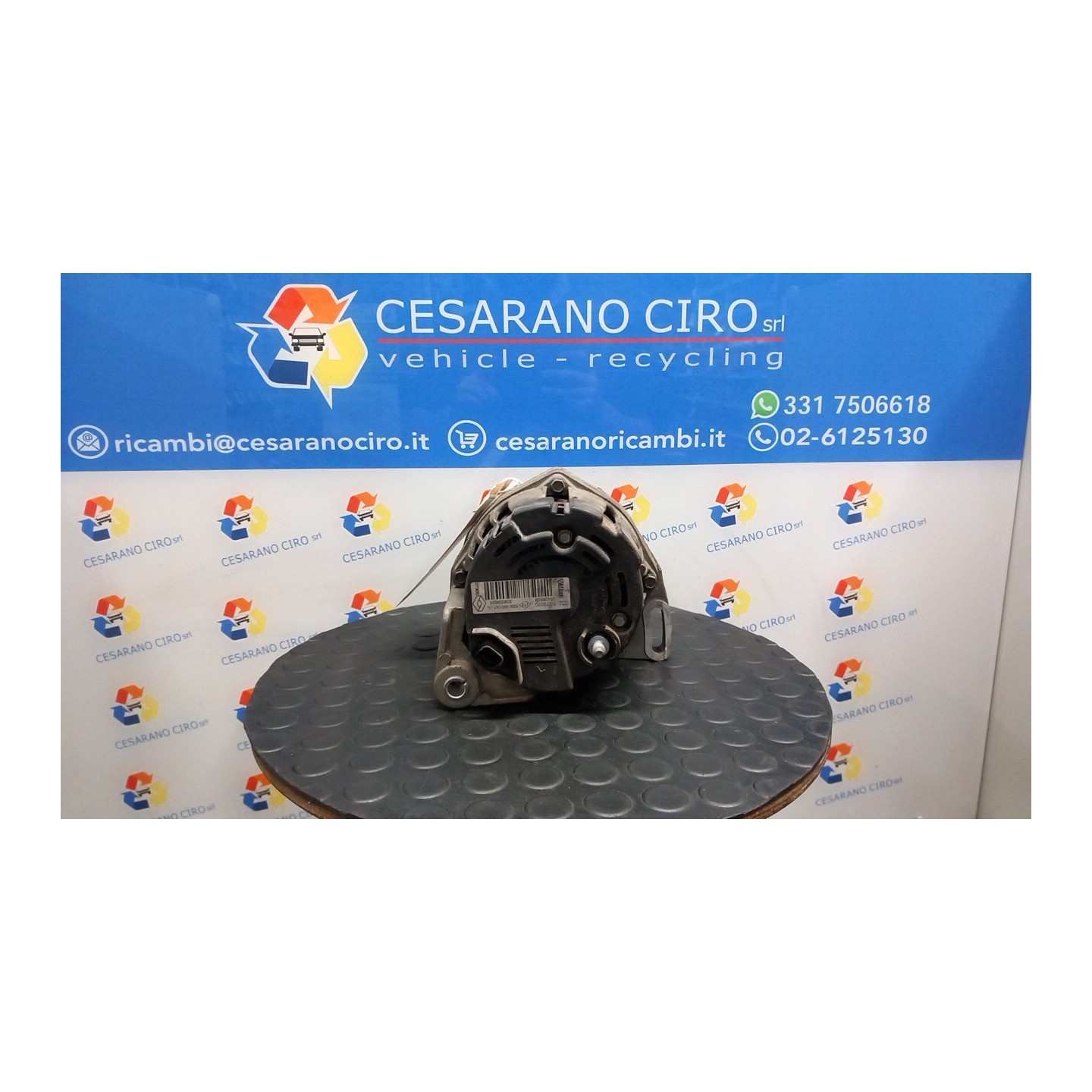 ALTERNATORE MITSUBISHI, ROTAZIONE 007 RENAULT CLIO 2A SERIE (05/01-11/10) D7FH7 7711134752