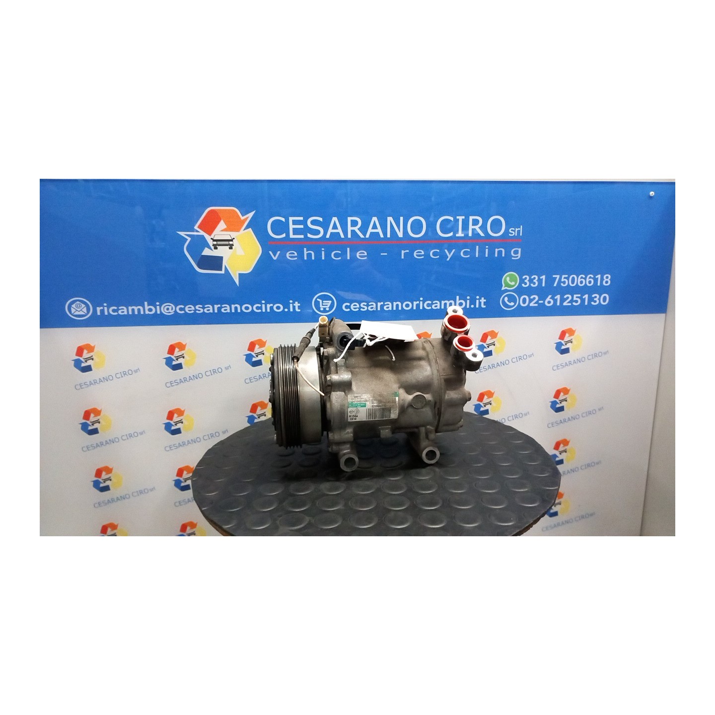 COMPRESSORE A/C 008 RENAULT CLIO 2A SERIE (05/01-11/10) D7FH7 8200618853