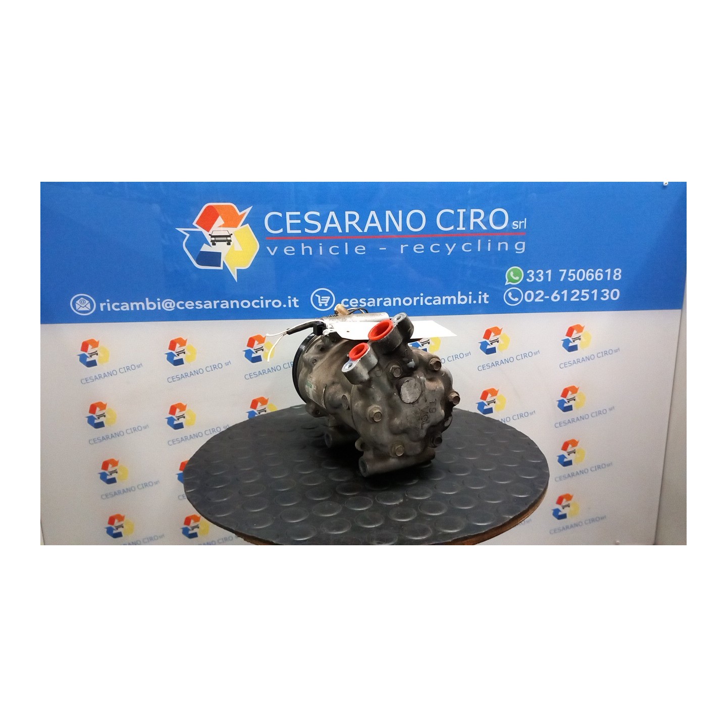 COMPRESSORE A/C 008 RENAULT CLIO 2A SERIE (05/01-11/10) D7FH7 8200618853
