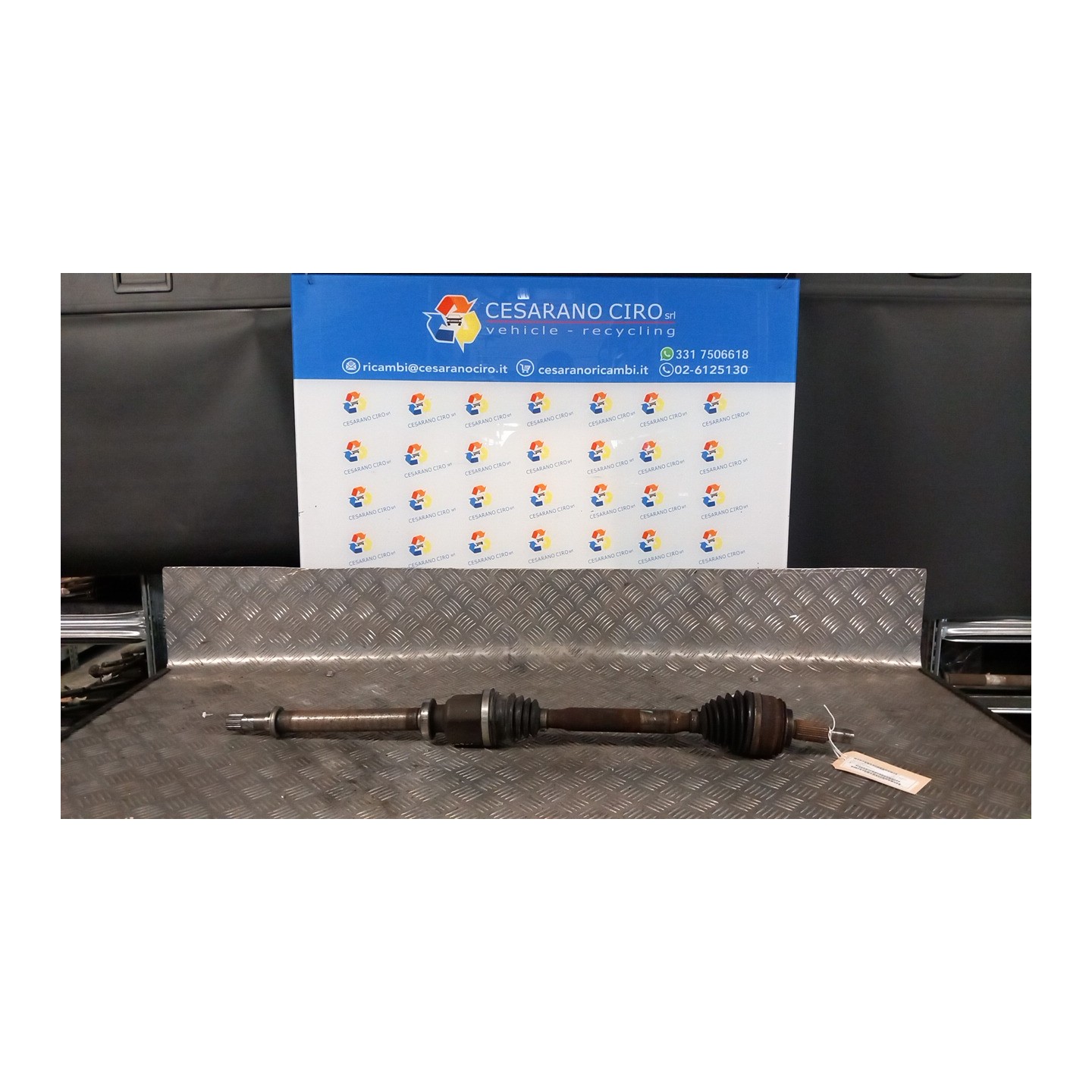 SEMIALBERO ANT. COMPL. DX 006 RENAULT LAGUNA 2A SERIE (03/05-09/07) K4M57 NB2838019059005DX