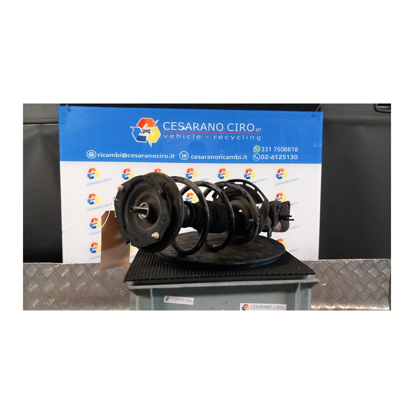 AMMORTIZZATORE ANT. P/PUNZONATURA 8200387237 DX. 009 RENAULT LAGUNA 2A SERIE (03/05-09/07) K4M57 8200620378