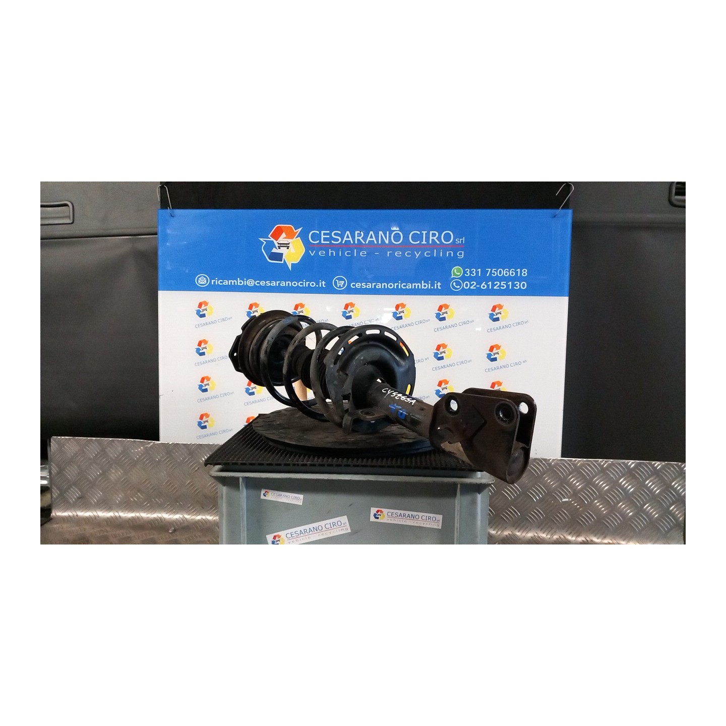 AMMORTIZZATORE ANT. P/PUNZONATURA 8200387237 DX. 009 RENAULT LAGUNA 2A SERIE (03/05-09/07) K4M57 8200620378