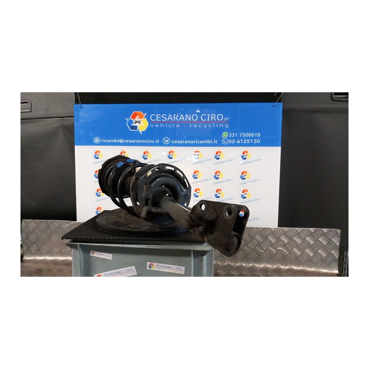 AMMORTIZZATORE ANT. P/PUNZONATURA 8200387237 SX. 012 RENAULT LAGUNA 2A SERIE (03/05-09/07) K4M57 8200620378