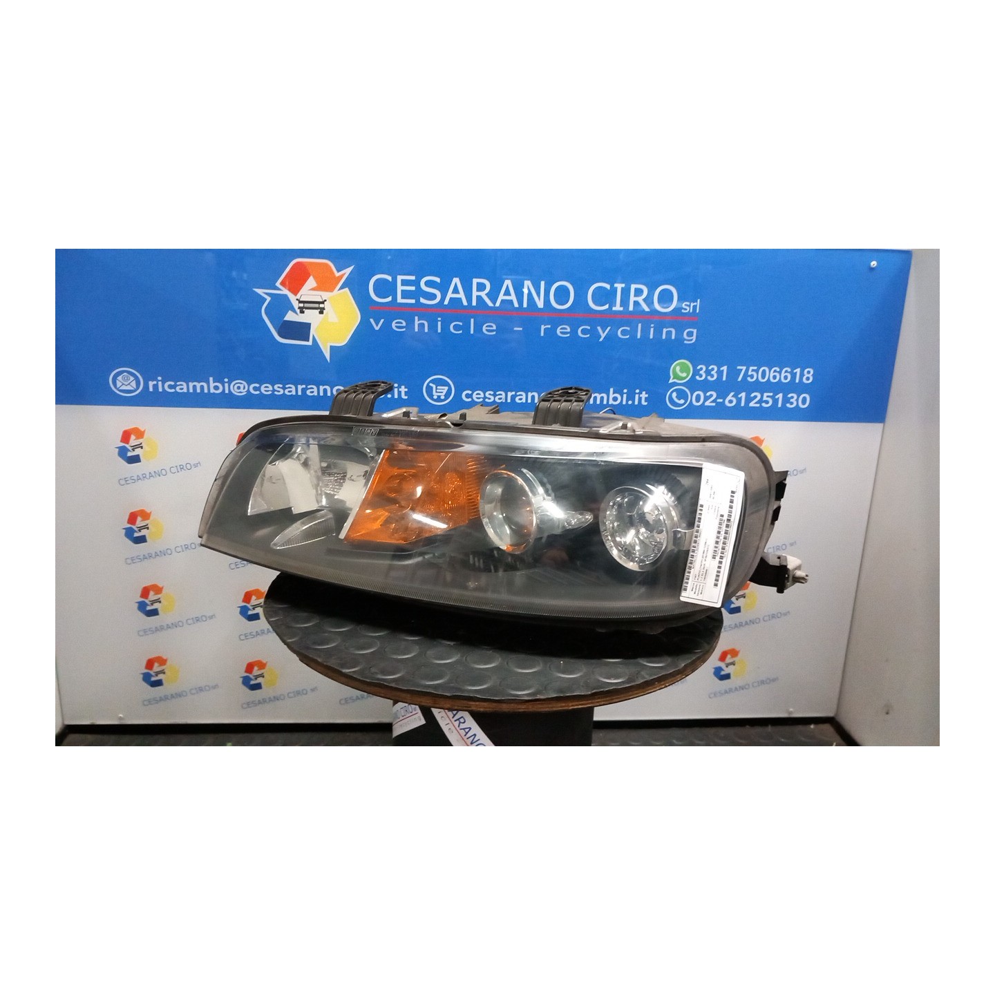 PROIETTORE SX. 031 FIAT PUNTO (1N/1P) (07/99-12/05) 188A4000 51712396