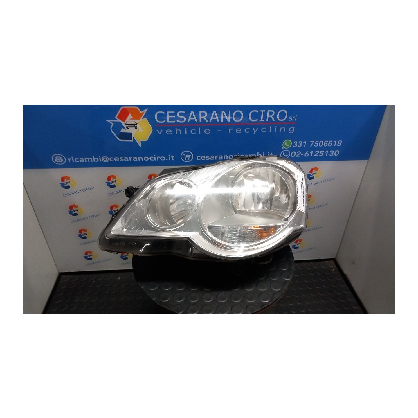 PROIETTORE VALEO SX. 037 VOLKSWAGEN POLO (9N) (04/05-) BZG 6Q1941007AT
