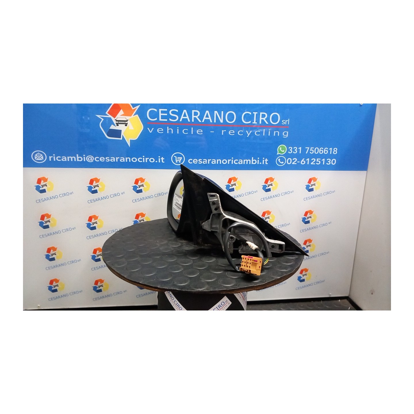 RETROVISORE EST. REGOLAZ. ELETTR. ORIENTABILE SX. 040 SEAT IBIZA (6L) (12/01-08/09) BXW 6L1857507AB9B9