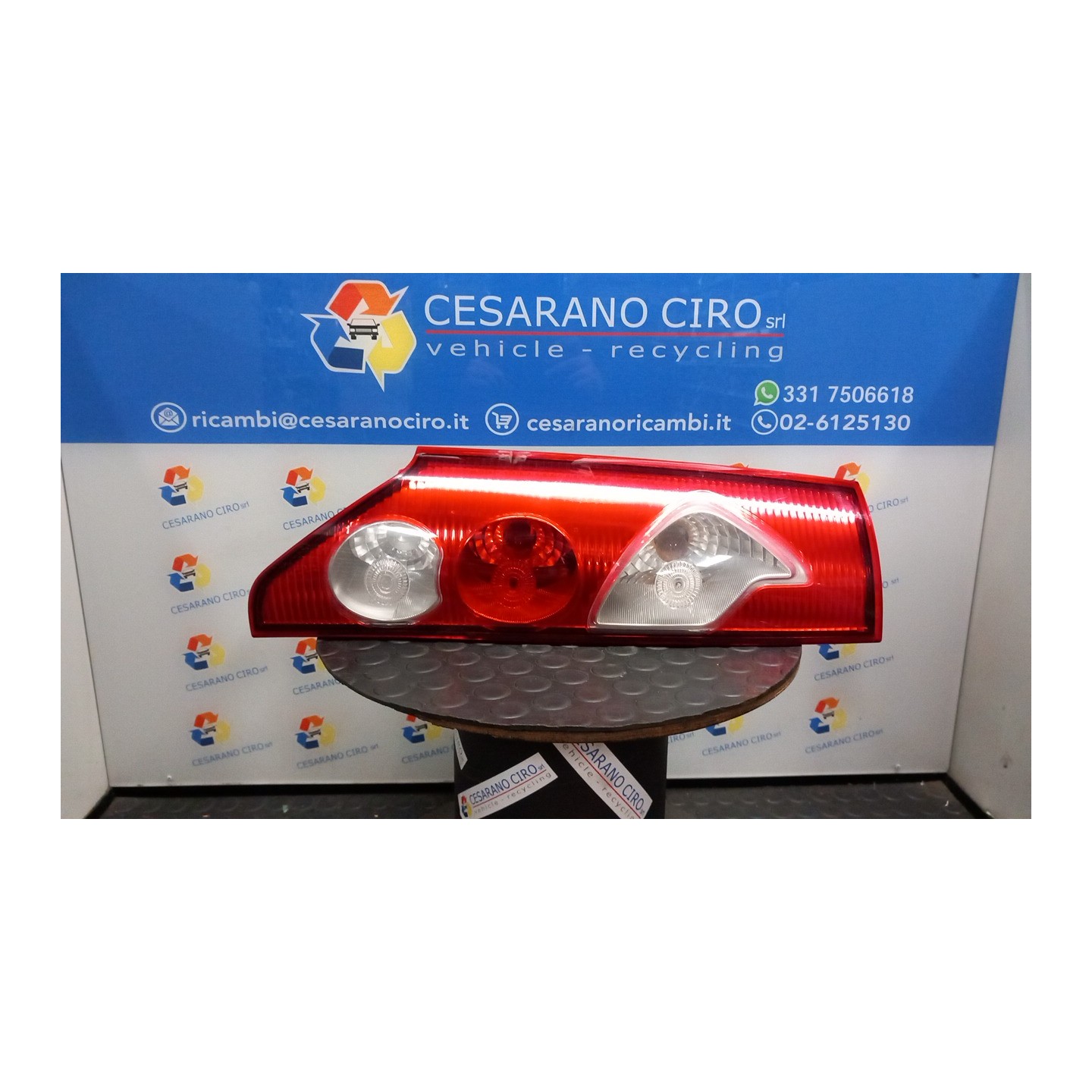 FANALE POST. PER PORTELLONE POST.RATO SX. 042 RENAULT KANGOO (01/08-05/13) K9KD8 8200419941