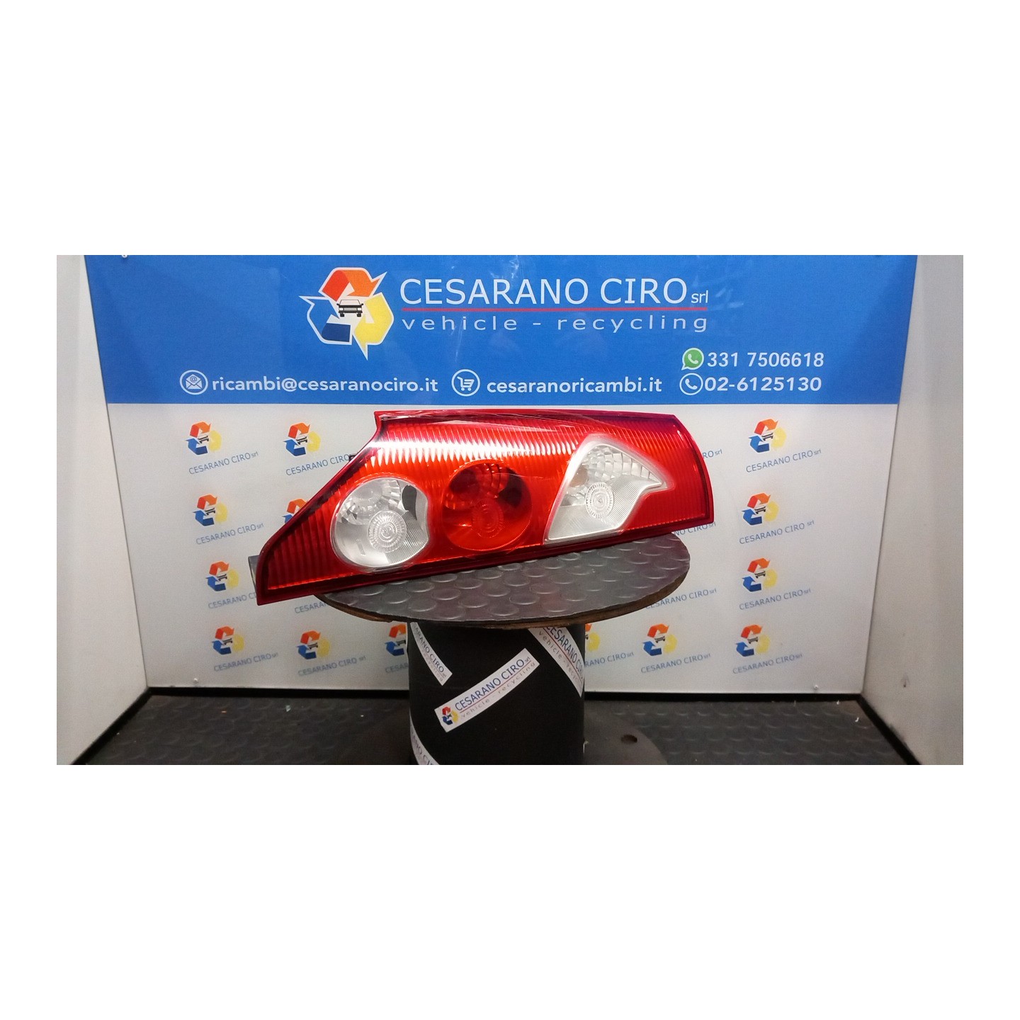 FANALE POST. PER PORTELLONE POST.RATO SX. 042 RENAULT KANGOO (01/08-05/13) K9KD8 8200419941