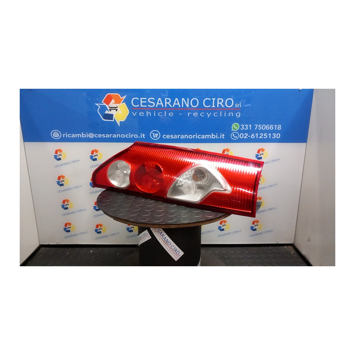 FANALE POST. PER PORTELLONE POST.RATO SX. 042 RENAULT KANGOO (01/08-05/13) K9KD8 8200419941