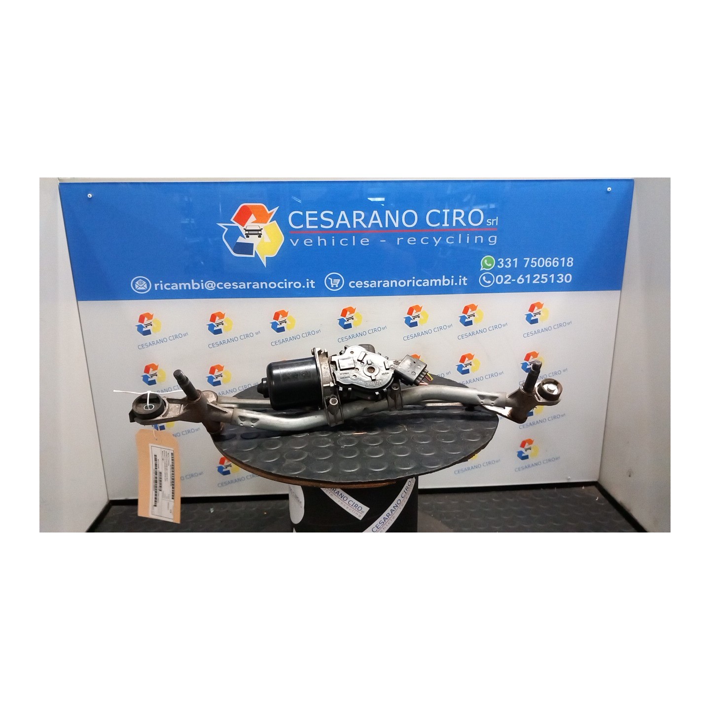 MECCANISMO TERGIPARABREZZA CON MOTORINO 104 CITROEN C3 2A SERIE (A51) (03/13-06/17 ZM01 6405QC