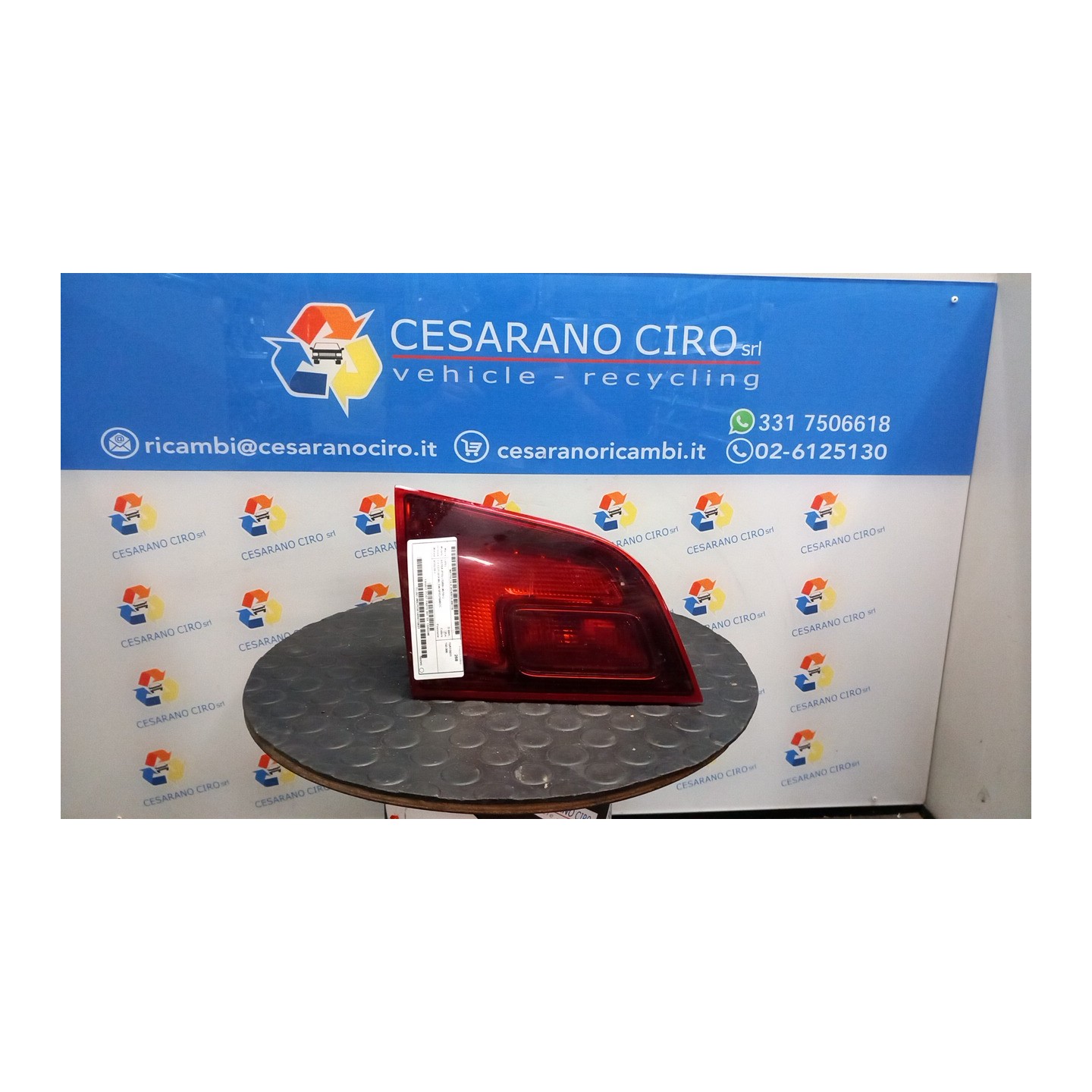 FANALE POST. PARTE INT. SX. 116 OPEL ASTRA (P10) (10/09-06/18) A17DTR 13282246