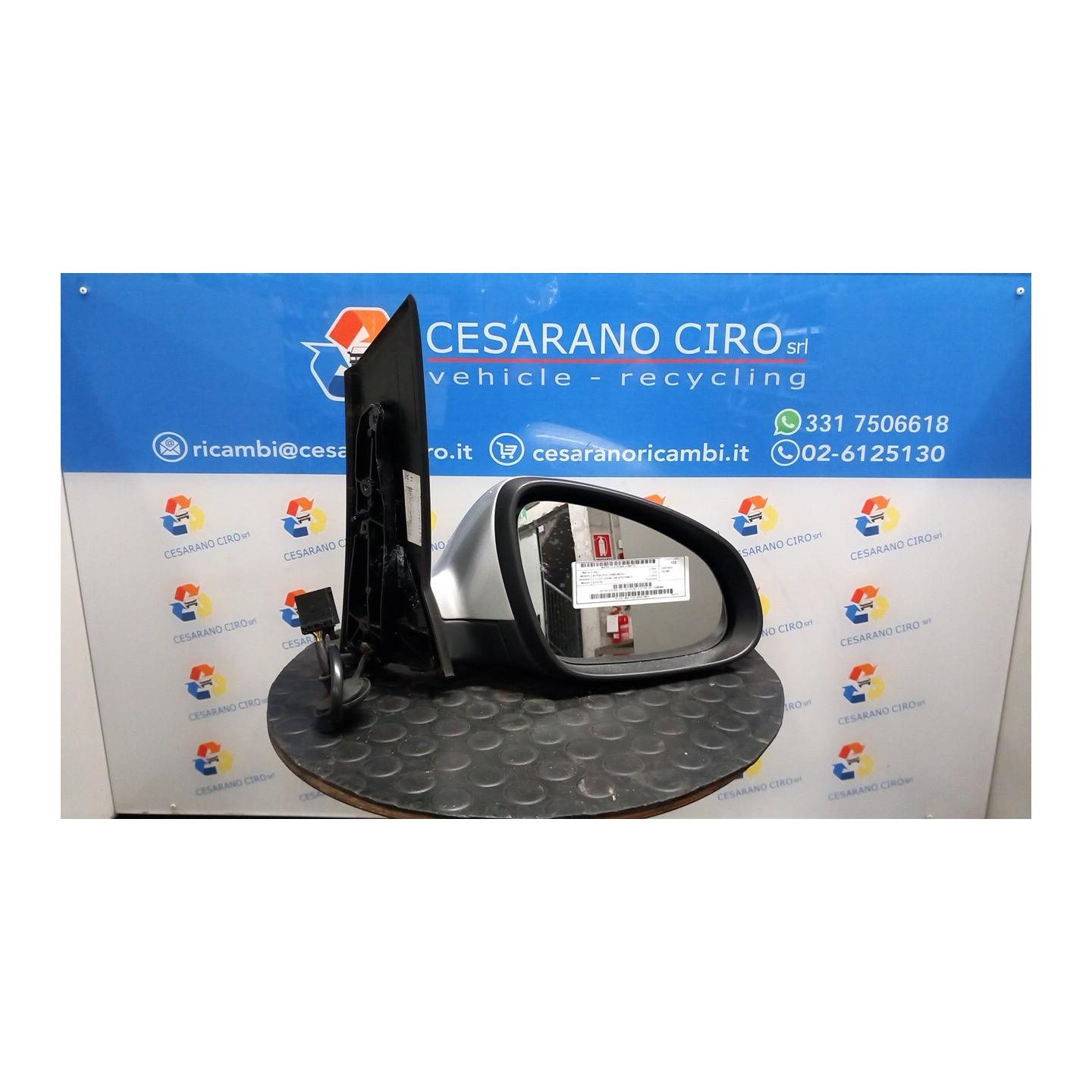 RETROVISORE EST. REGOLAZ. ELETTR. DX. 118 OPEL ASTRA (P10) (10/09-06/18) A17DTR 13308360