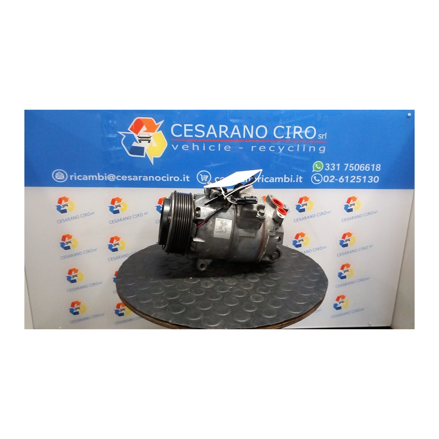 COMPRESSORE A/C 069 NISSAN QASHQAI (J10E/JJ10E) (09/10-) HR16 92600BB00A