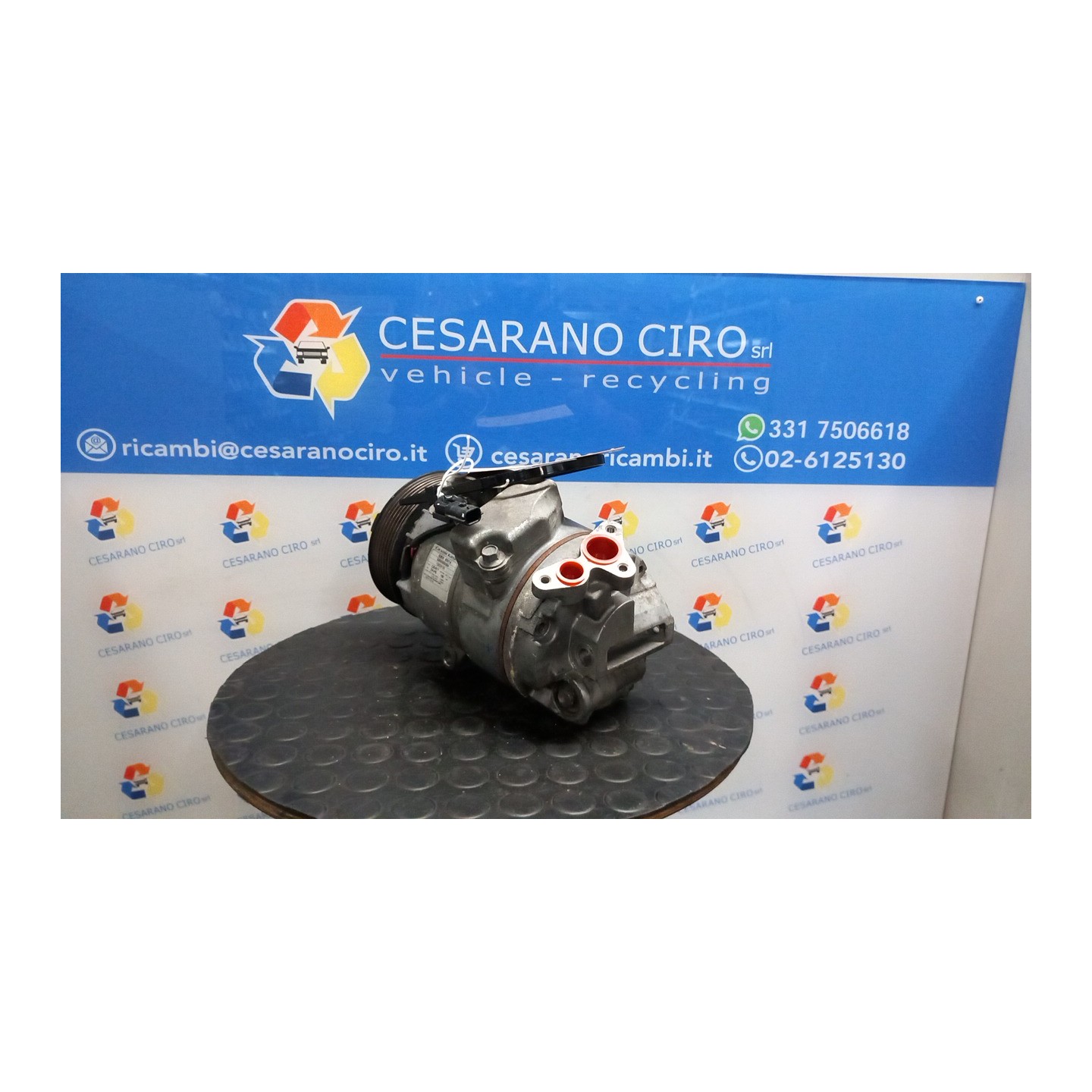 COMPRESSORE A/C 069 NISSAN QASHQAI (J10E/JJ10E) (09/10-) HR16 92600BB00A